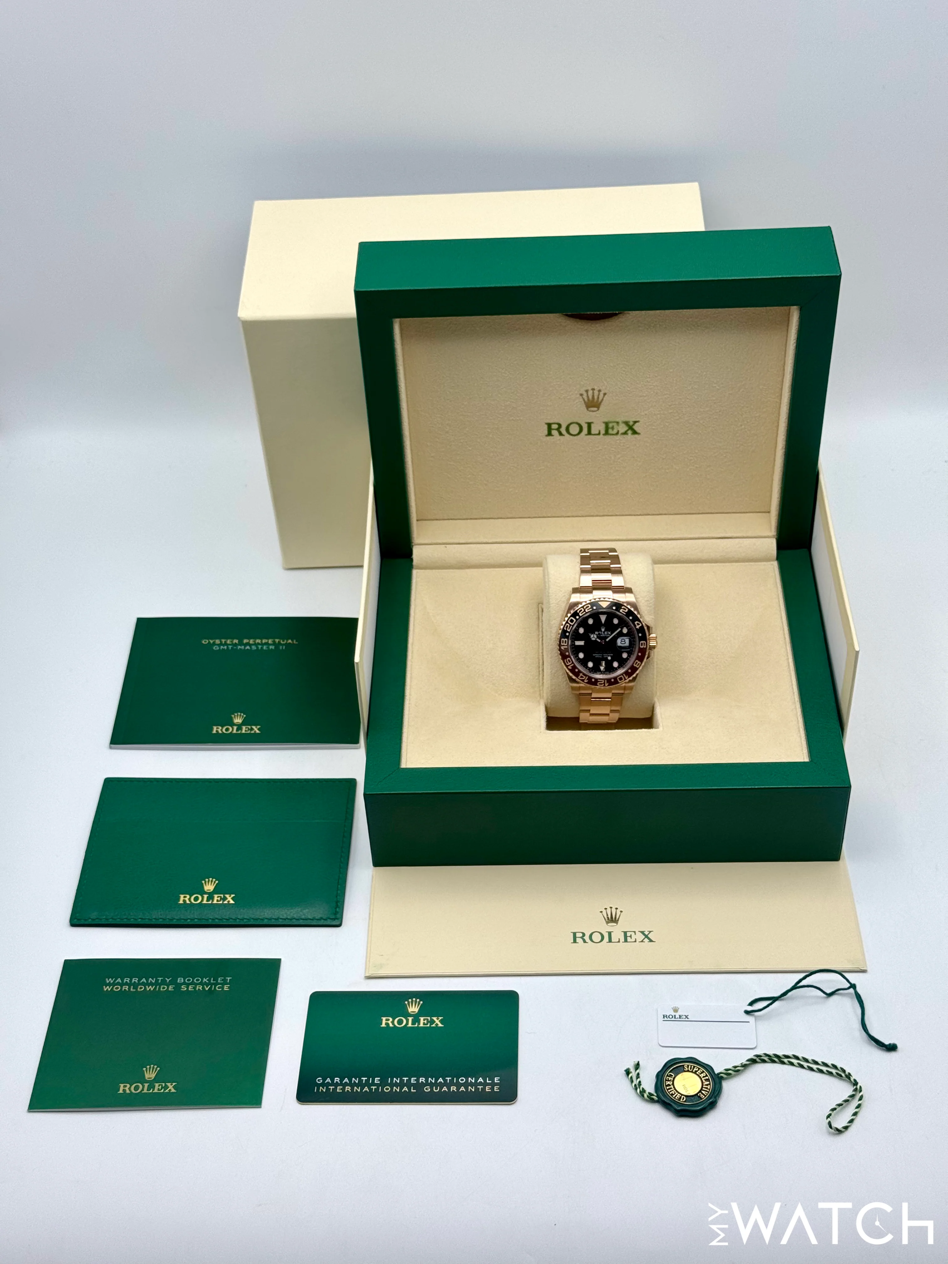 2021 Rolex GMT-Master II "Rootbeer" 40mm 126715CHNR Rose Gold - Image 10