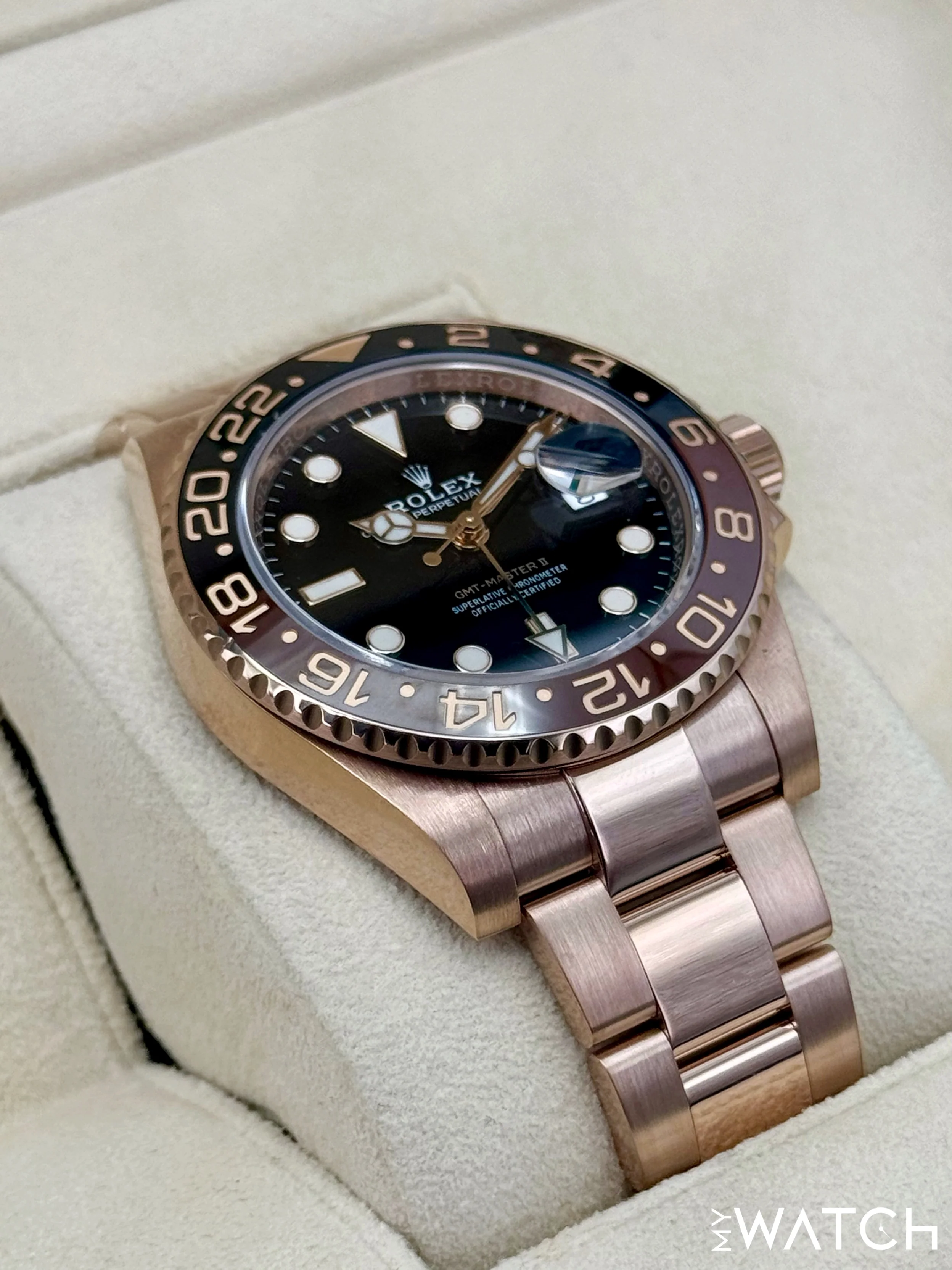 2021 Rolex GMT-Master II "Rootbeer" 40mm 126715CHNR Rose Gold - Image 6