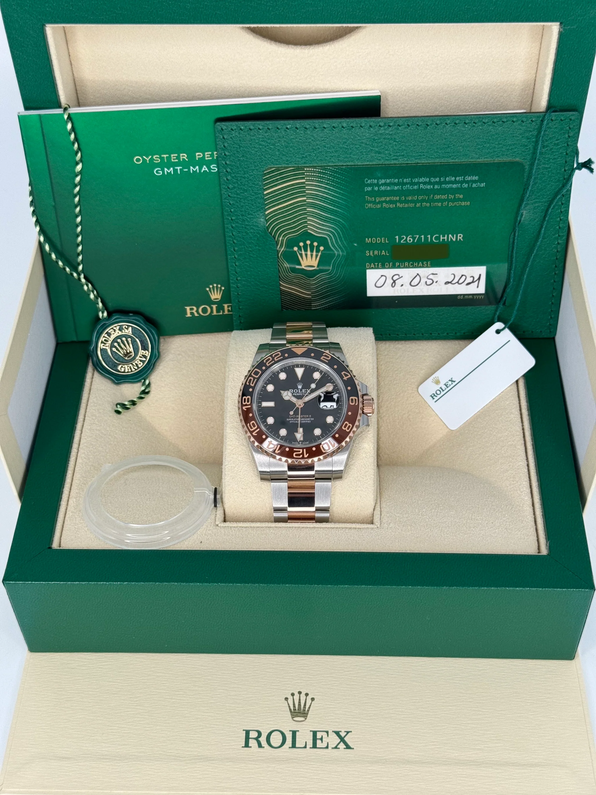2021 Rolex GMT-Master II  "Rootbeer" 40mm 126711CHNR Two-Tone - Image 11