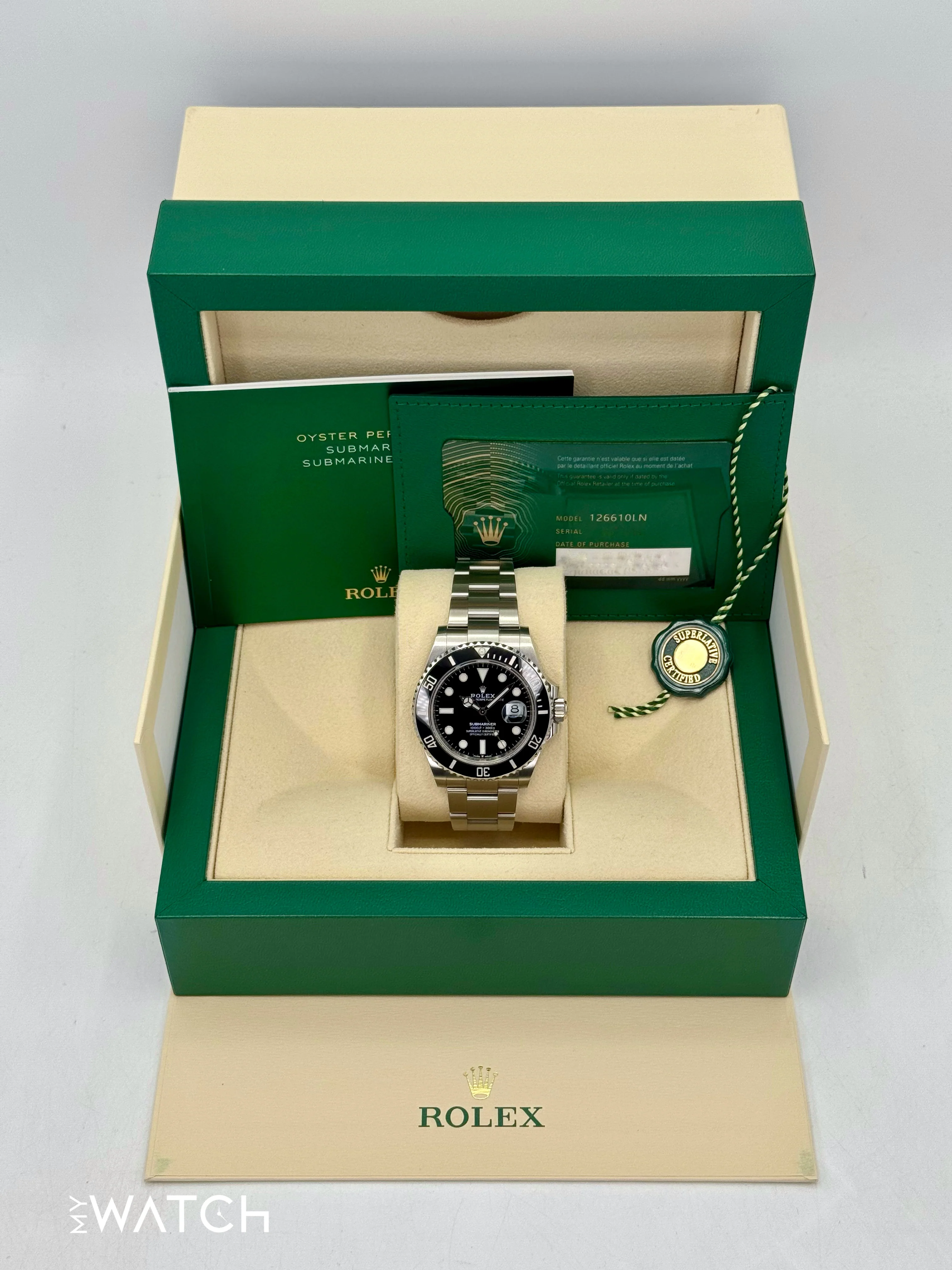 2021 Rolex Submariner 41mm 126610LN Stainless Steel Black Dial - Image 9