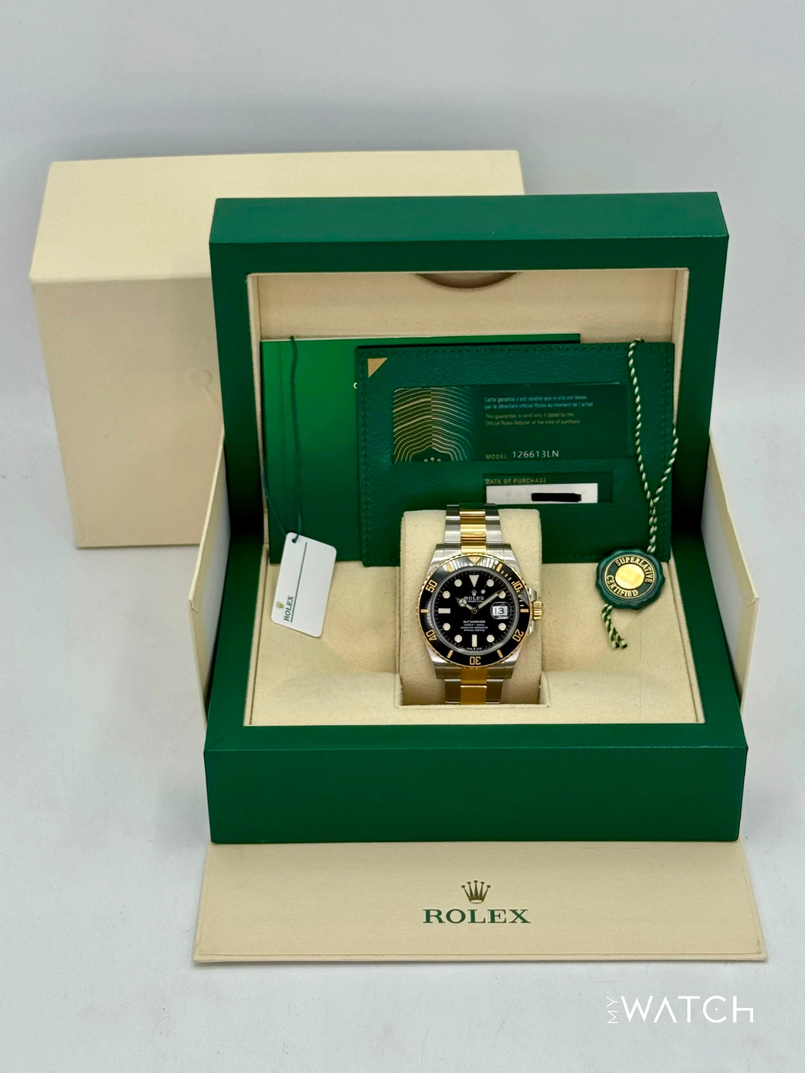 2021 Rolex Submariner 41mm 126613LN Two-Tone Black Dial - Image 9