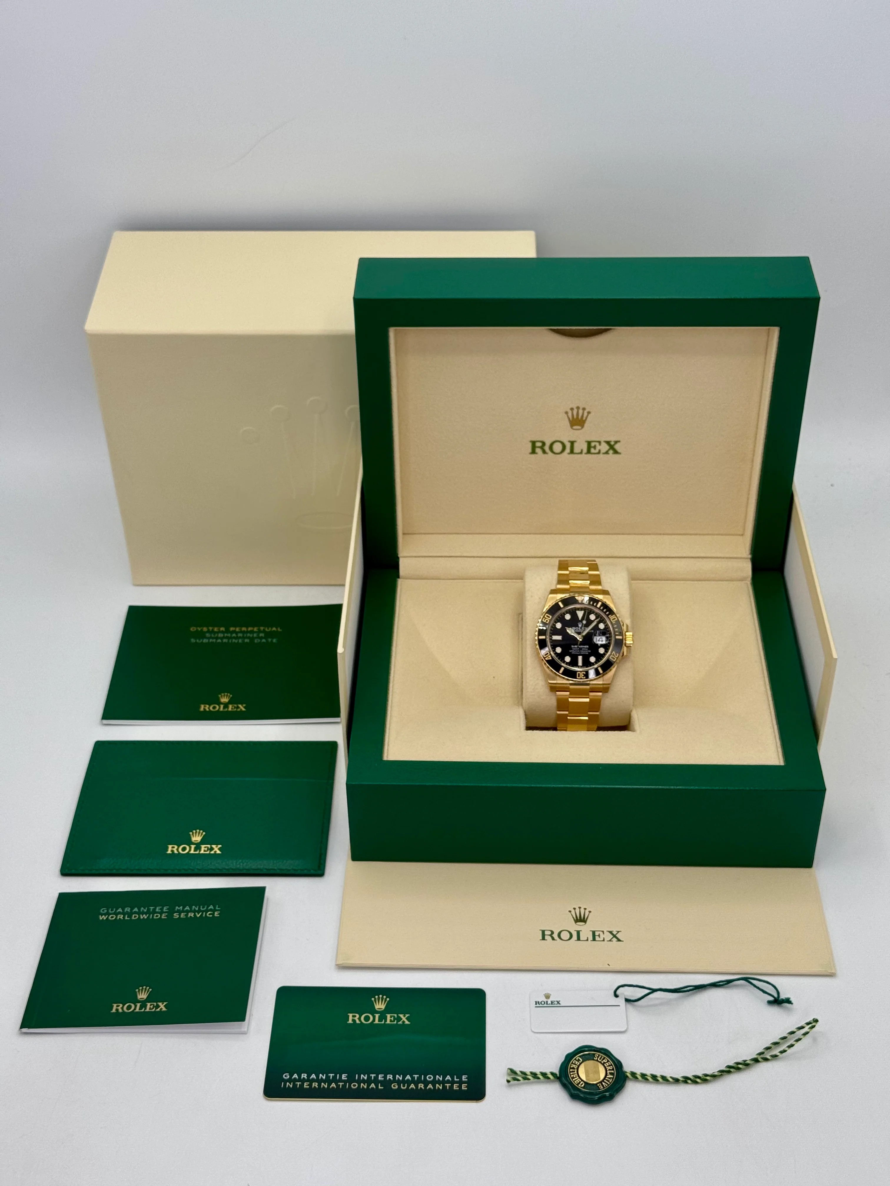 2021 Rolex Submariner 41mm 126618LN Yellow Gold Black Dial - Image 10