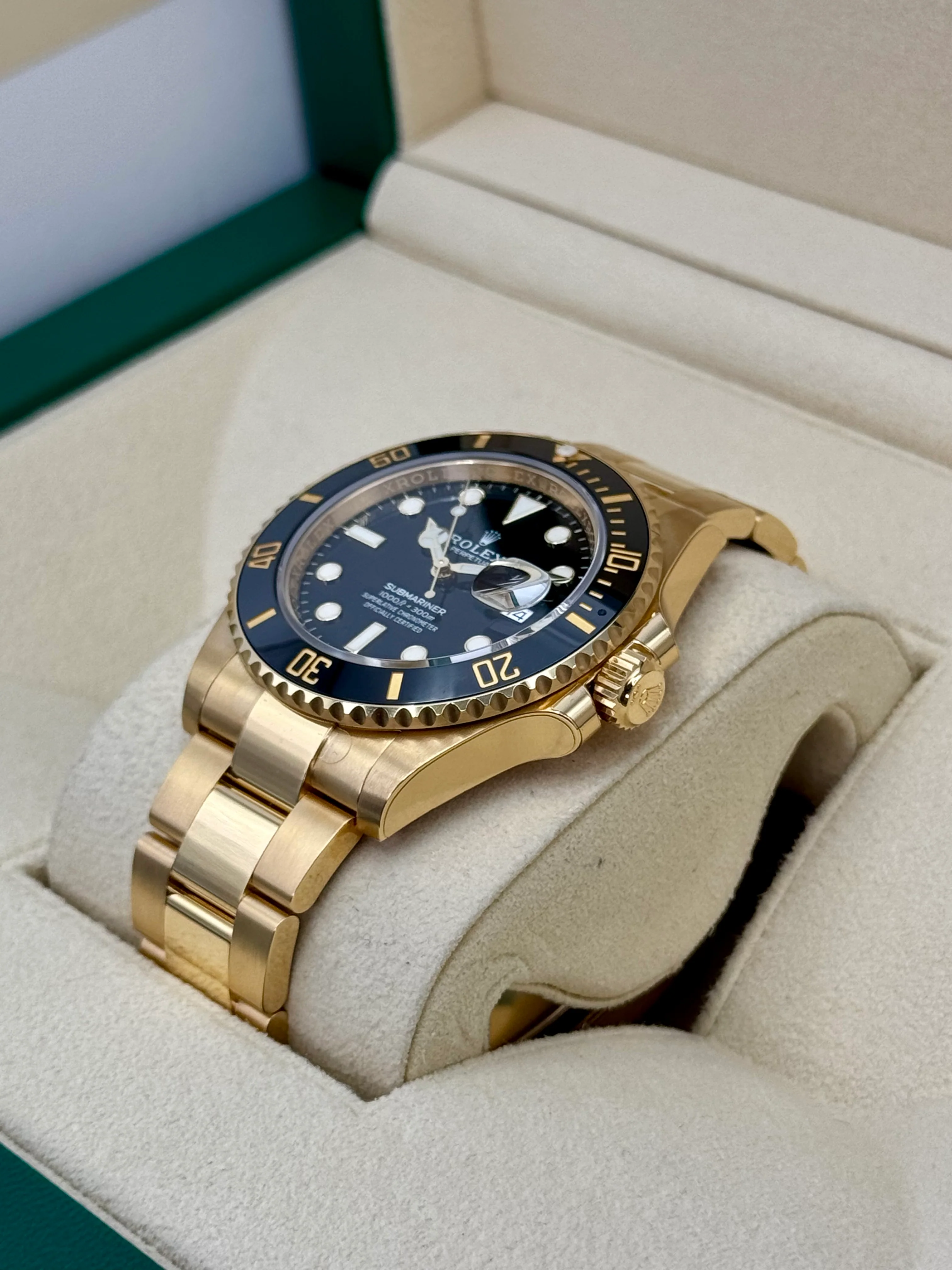 2021 Rolex Submariner 41mm 126618LN Yellow Gold Black Dial - Image 5