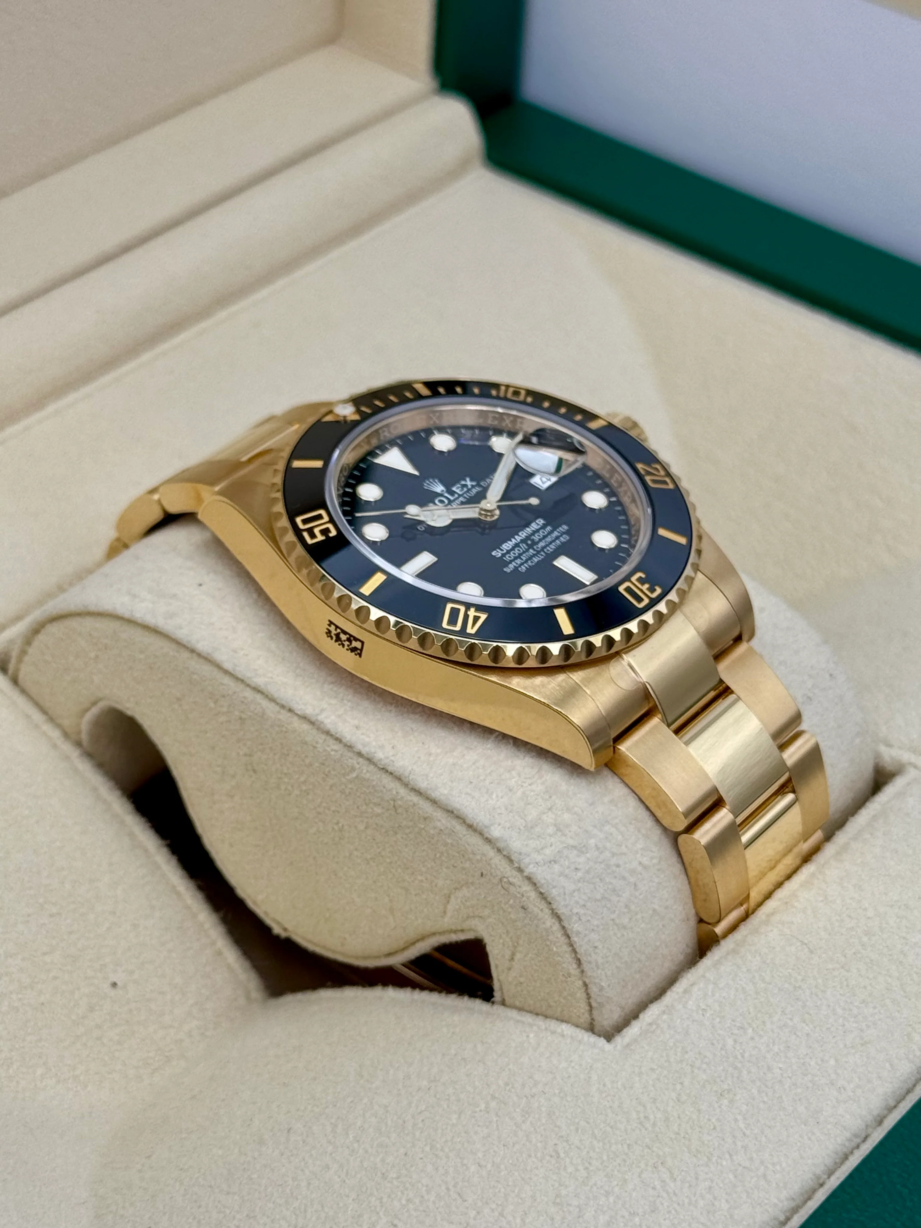 2021 Rolex Submariner 41mm 126618LN Yellow Gold Black Dial - Image 6