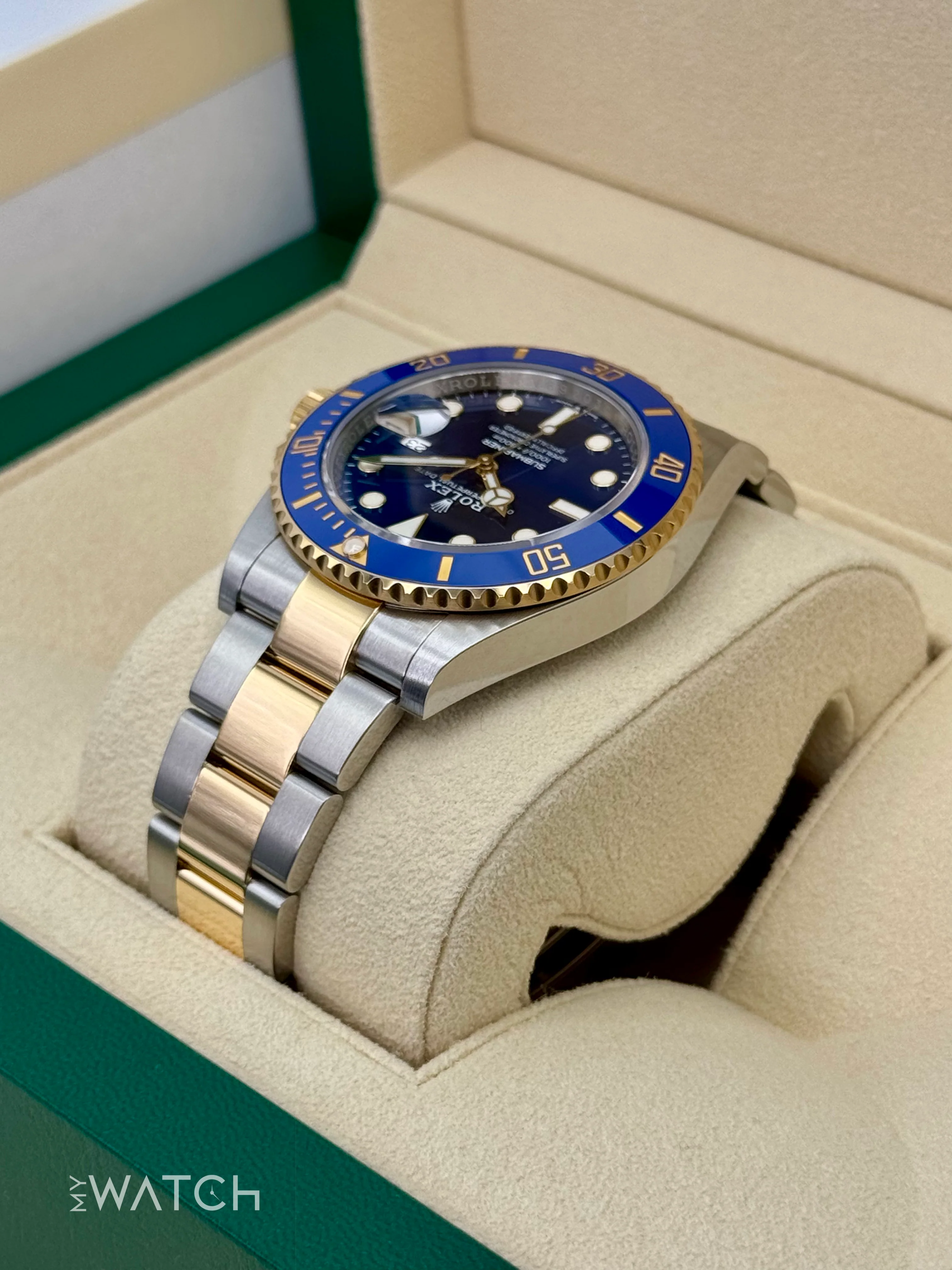2021 Rolex Submariner "Bluesy" 41mm 126613LB Two-Tone Blue Dial - Image 7