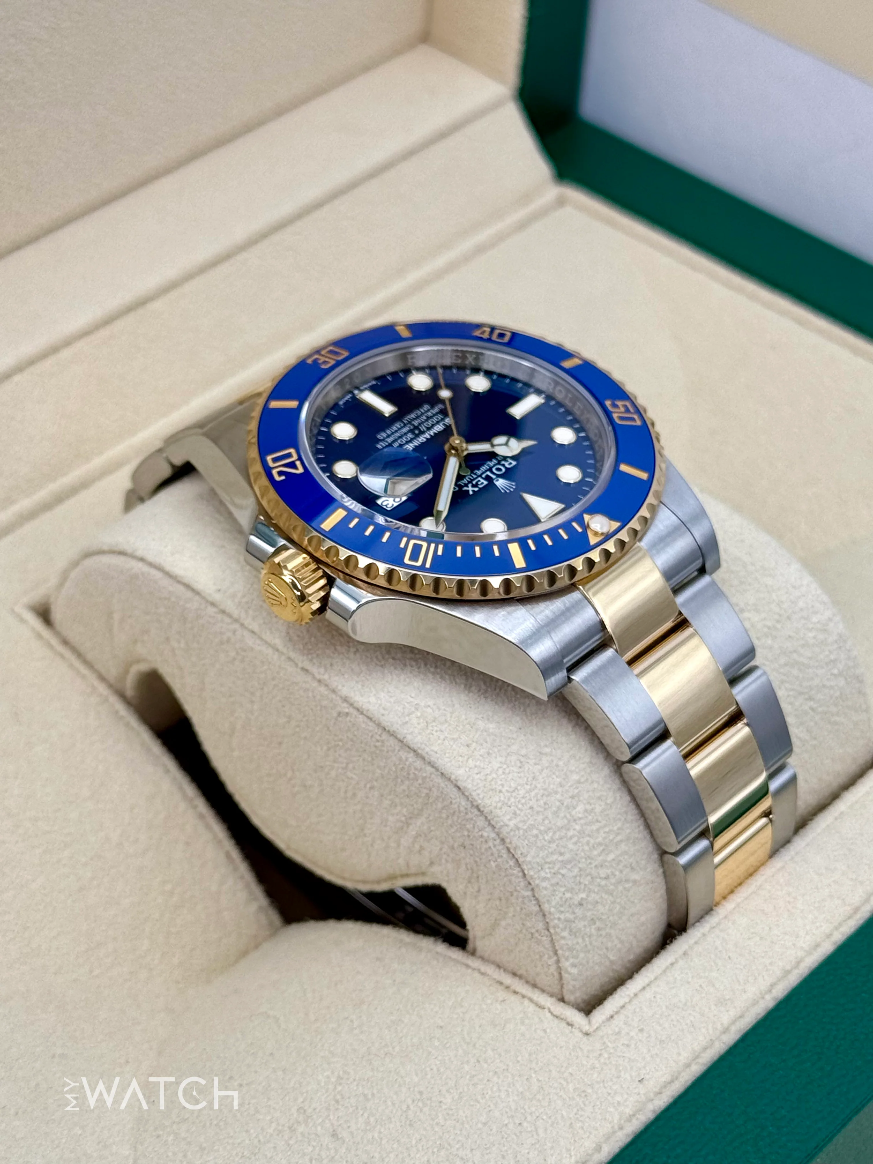 2021 Rolex Submariner "Bluesy" 41mm 126613LB Two-Tone Blue Dial - Image 8