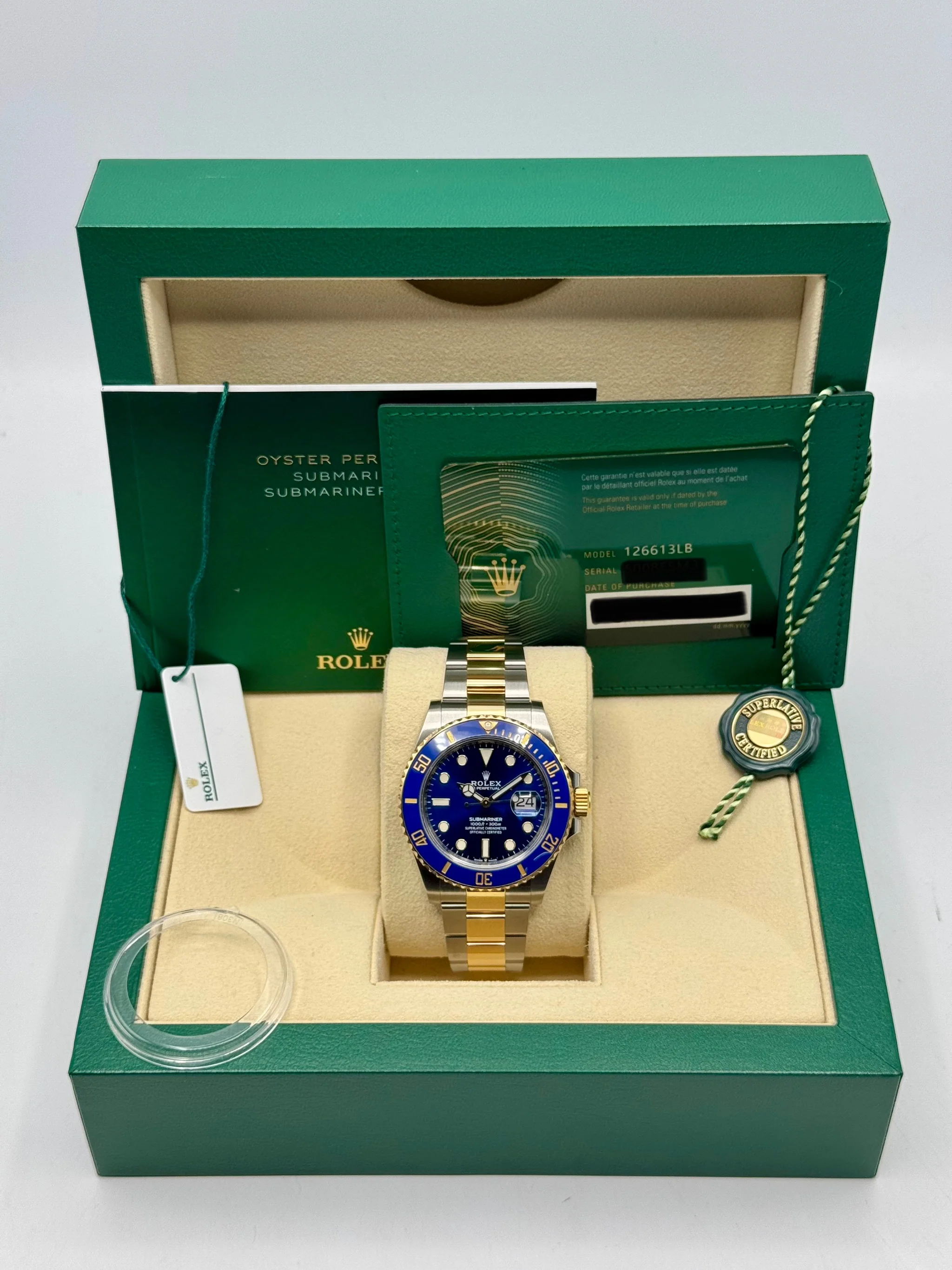 2021 Rolex Submariner "Bluesy" 41mm 126613LB Two-Tone Blue Dial - Image 11