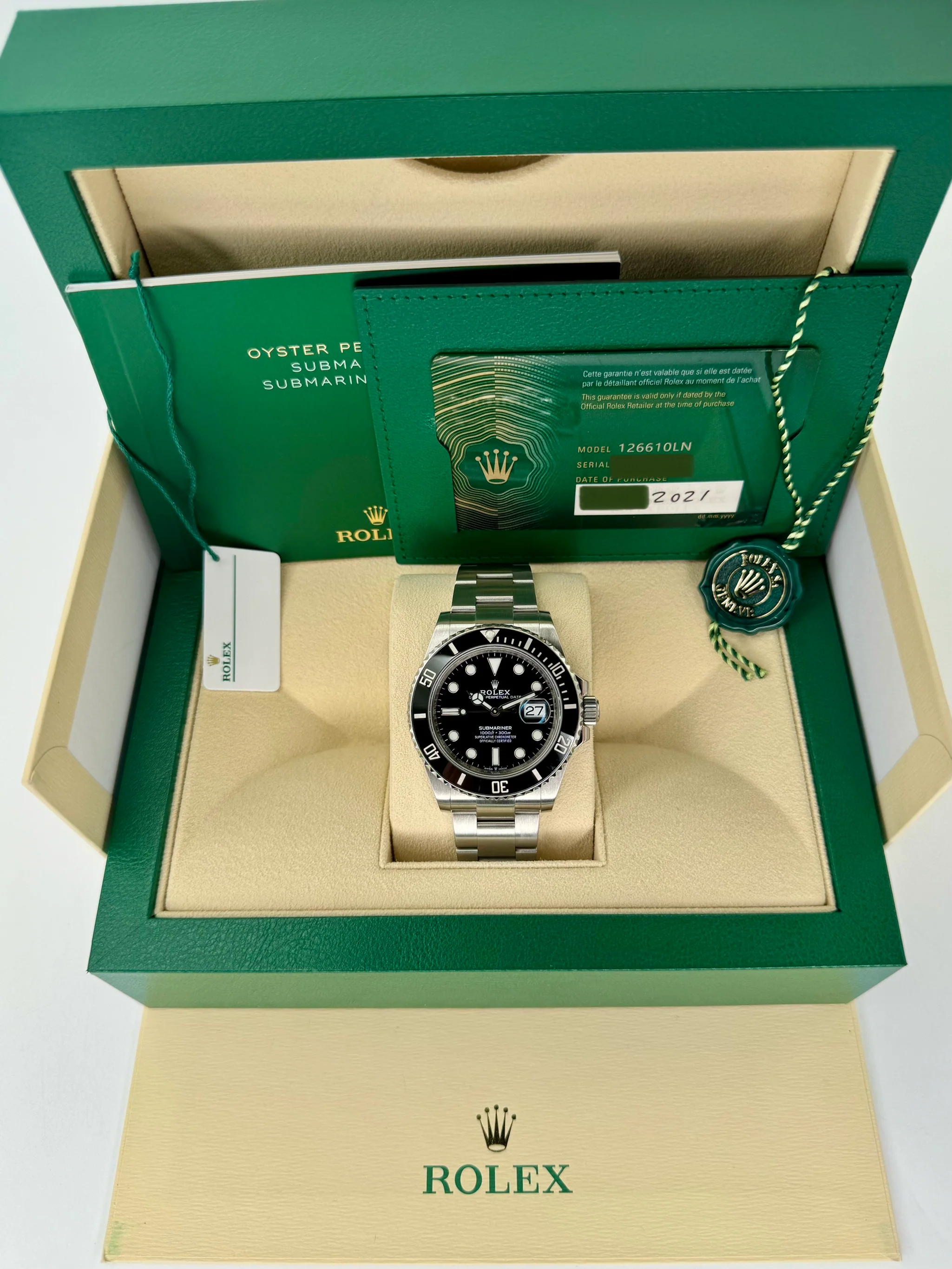 2021 Rolex Submariner 41mm 126610LN Stainless Steel Black Dial - Image 11