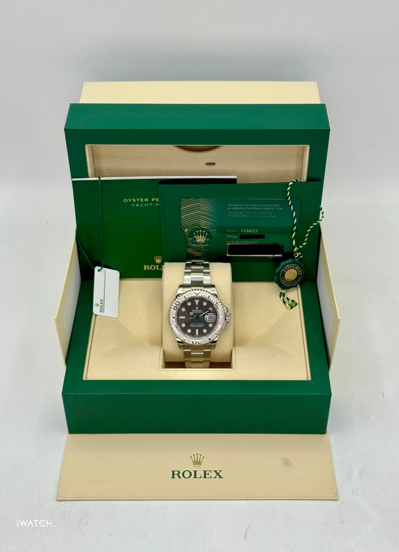 2021 Rolex Yacht-Master 40mm 126622 Stainless Steel Rhodium Dial - Image 9