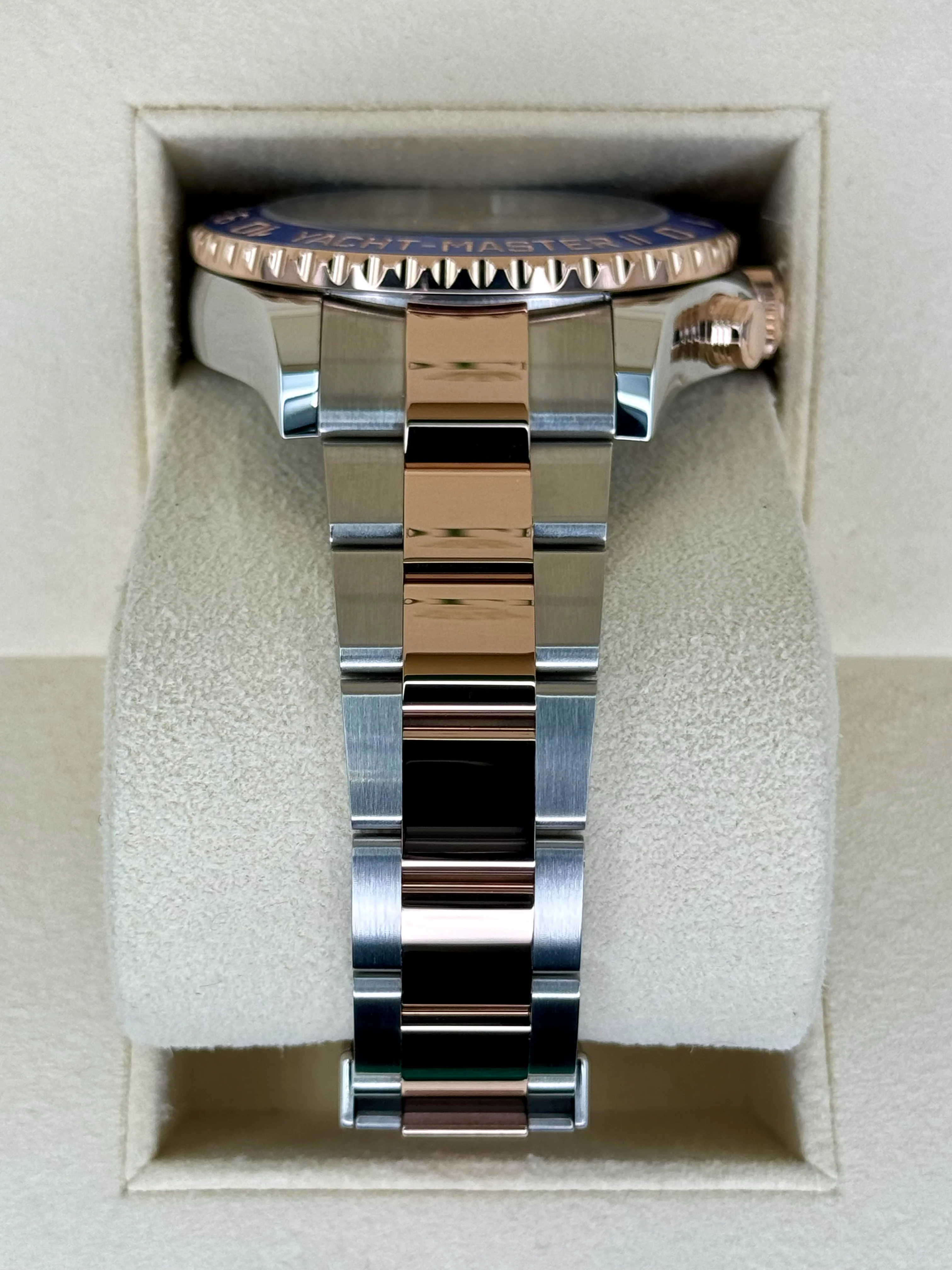2021 Rolex Yacht-Master II 44mm 116681 Two-Tone White Dial - Image 3
