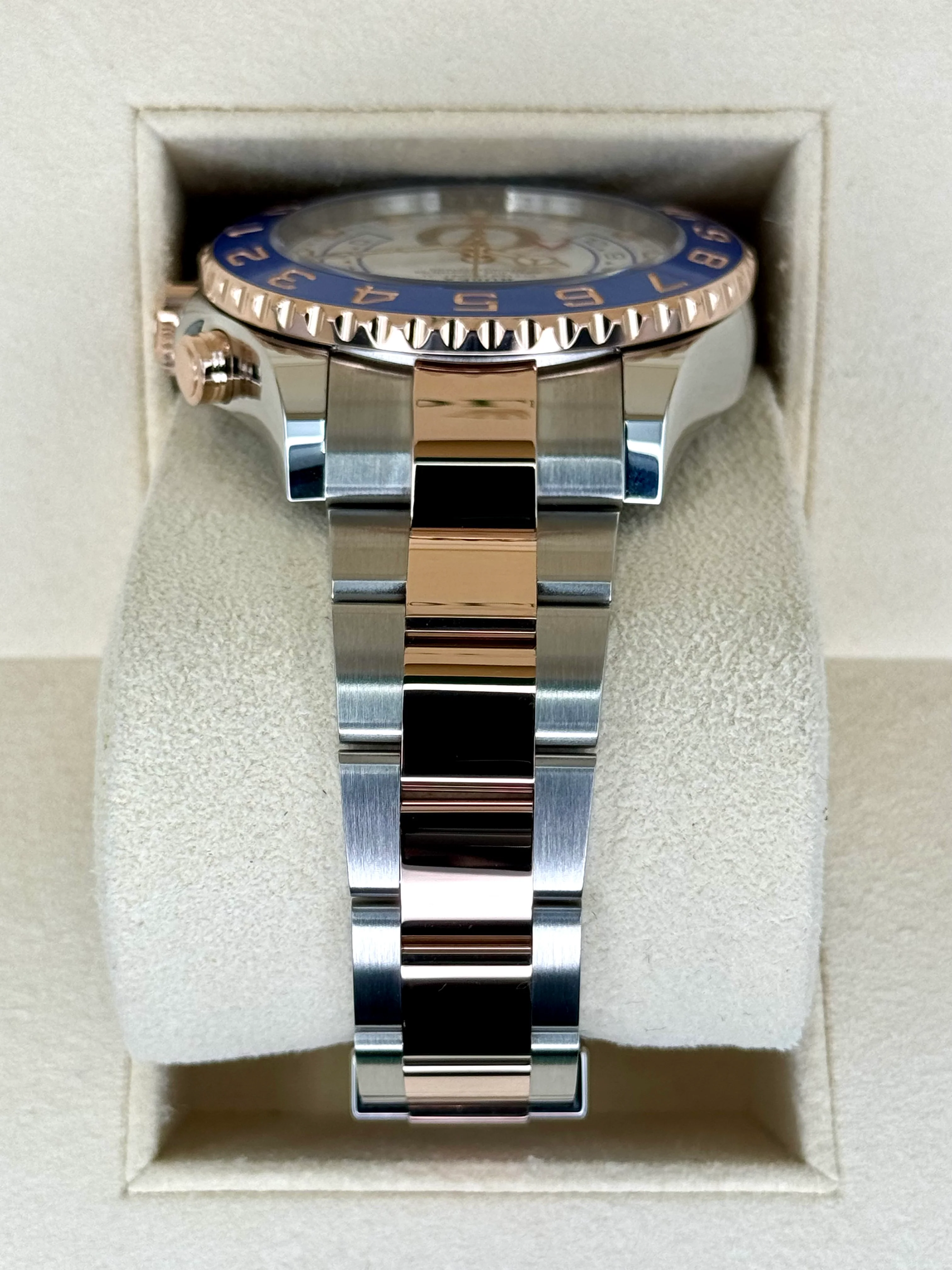 2021 Rolex Yacht-Master II 44mm 116681 Two-Tone White Dial - Image 4