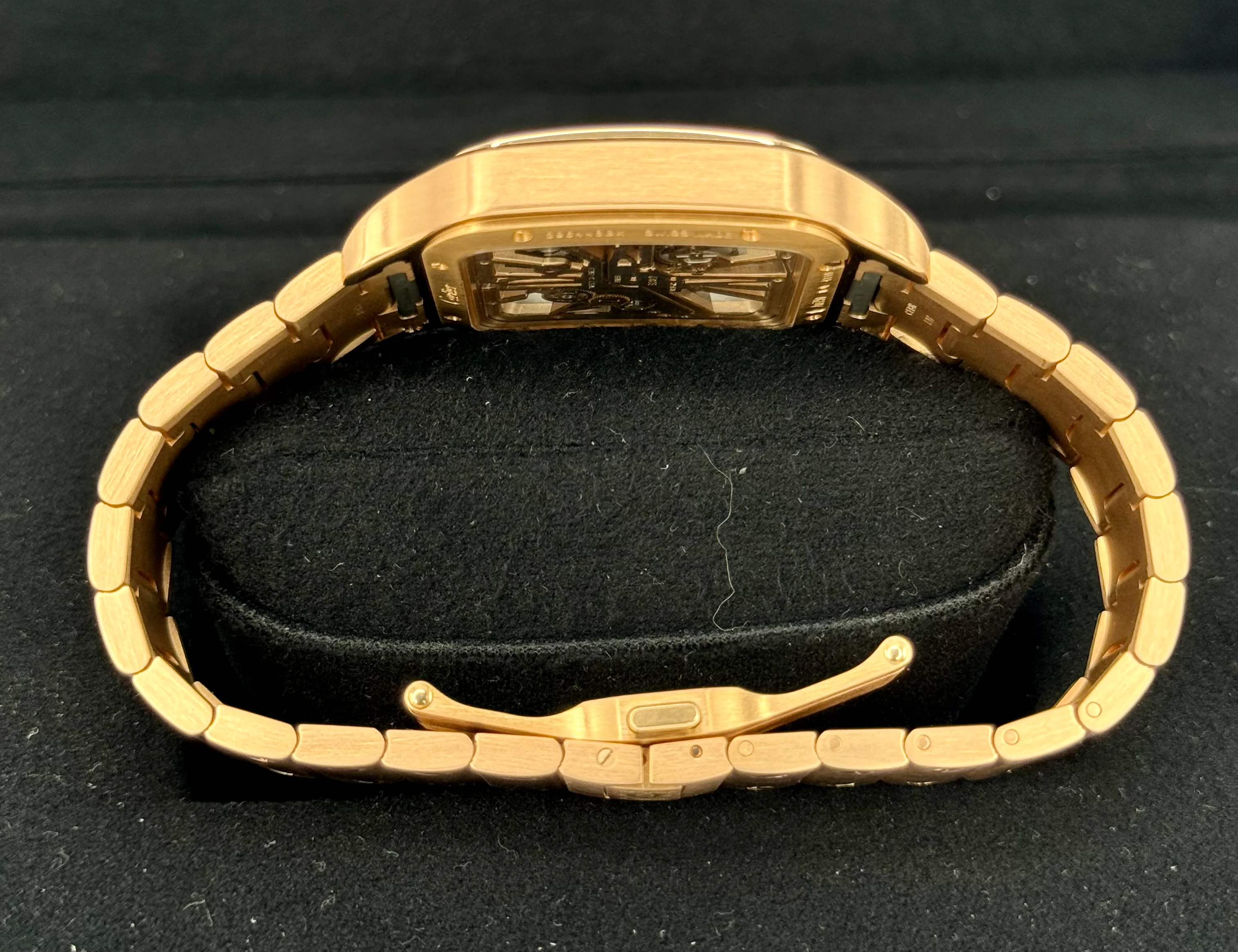 2021 Santos De Cartier 39.8mm WHSA0016 Rose Gold Skeleton Dial - Image 10