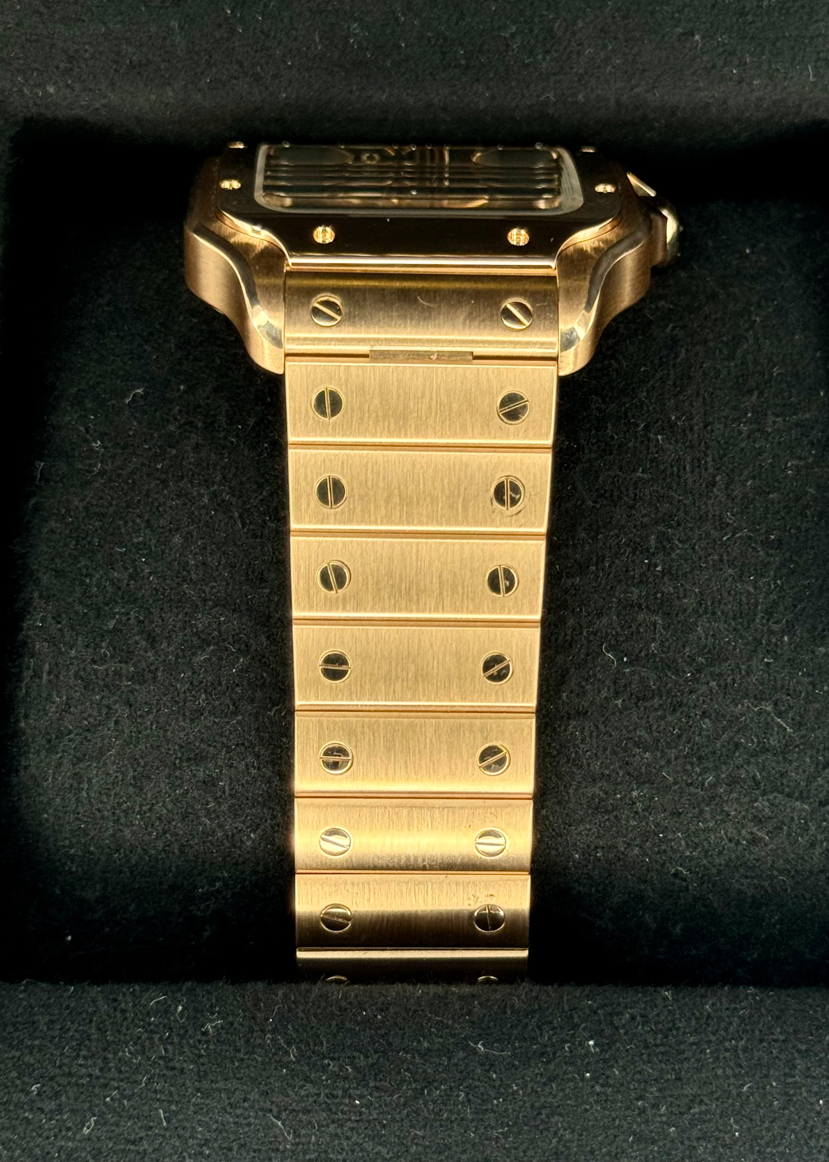 2021 Santos De Cartier 39.8mm WHSA0016 Rose Gold Skeleton Dial - Image 3