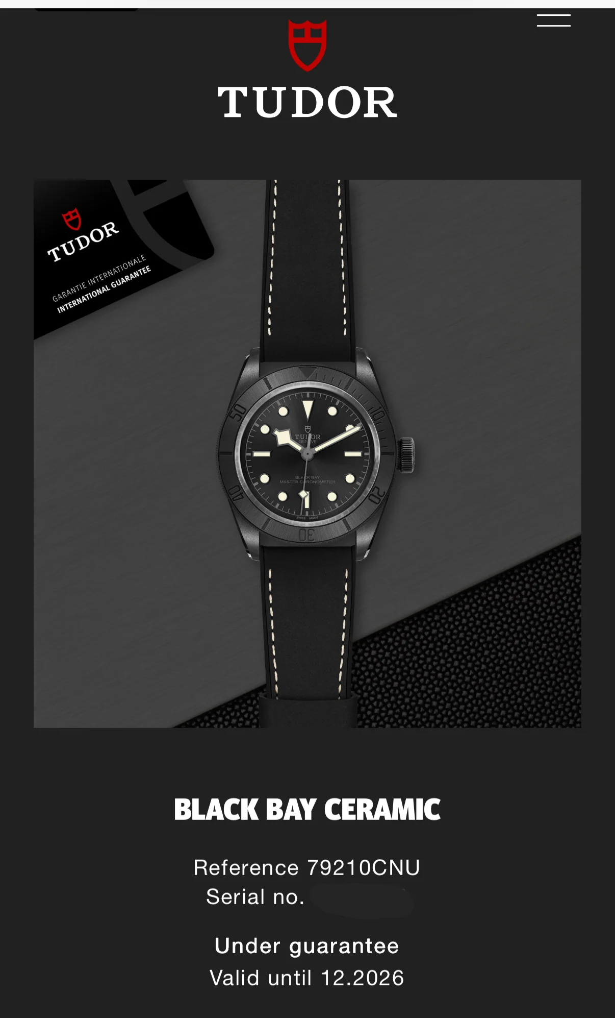 2021 Tudor Black Bay 41mm 79210CNU Ceramic Black Domed Dial - Image 10