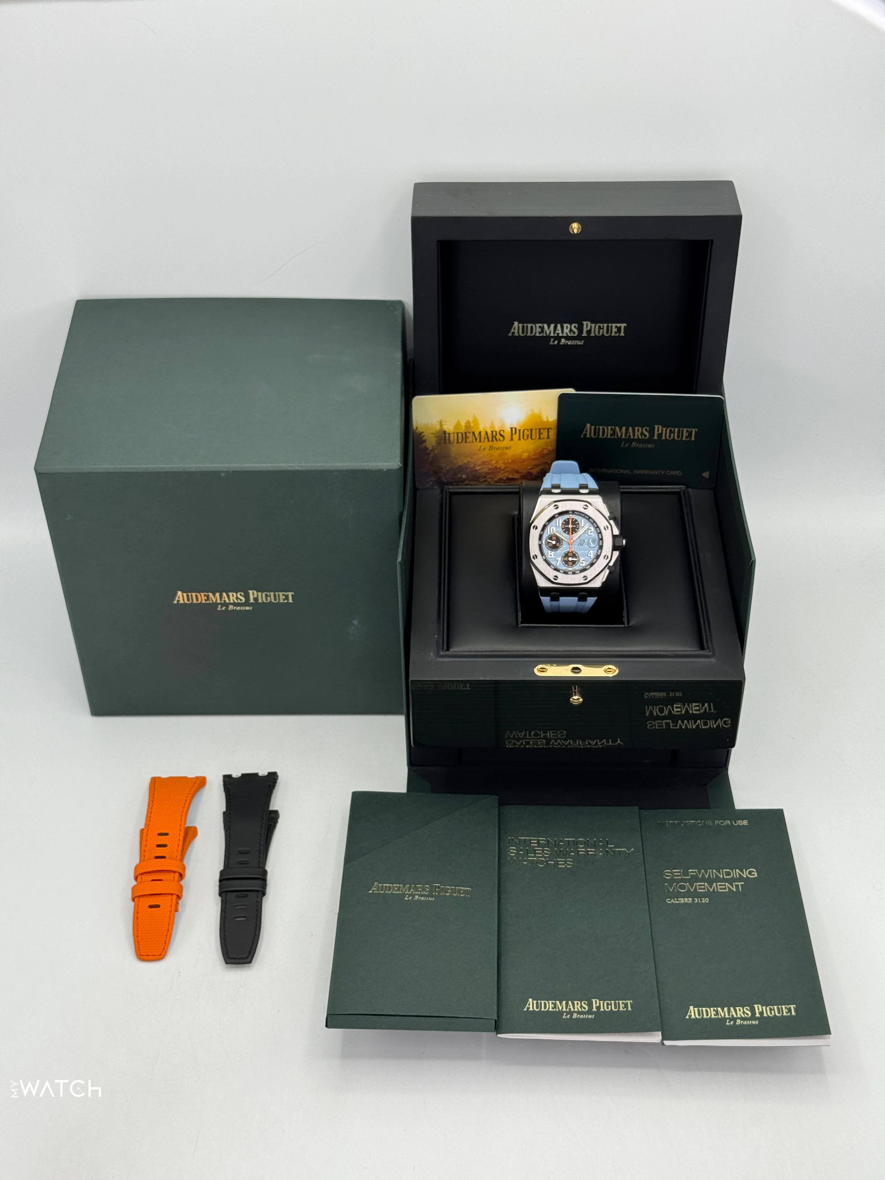 2022 Audemars Piguet Royal Oak Offshore Chrono 42mm 26238ST Blue Dial - Image 10