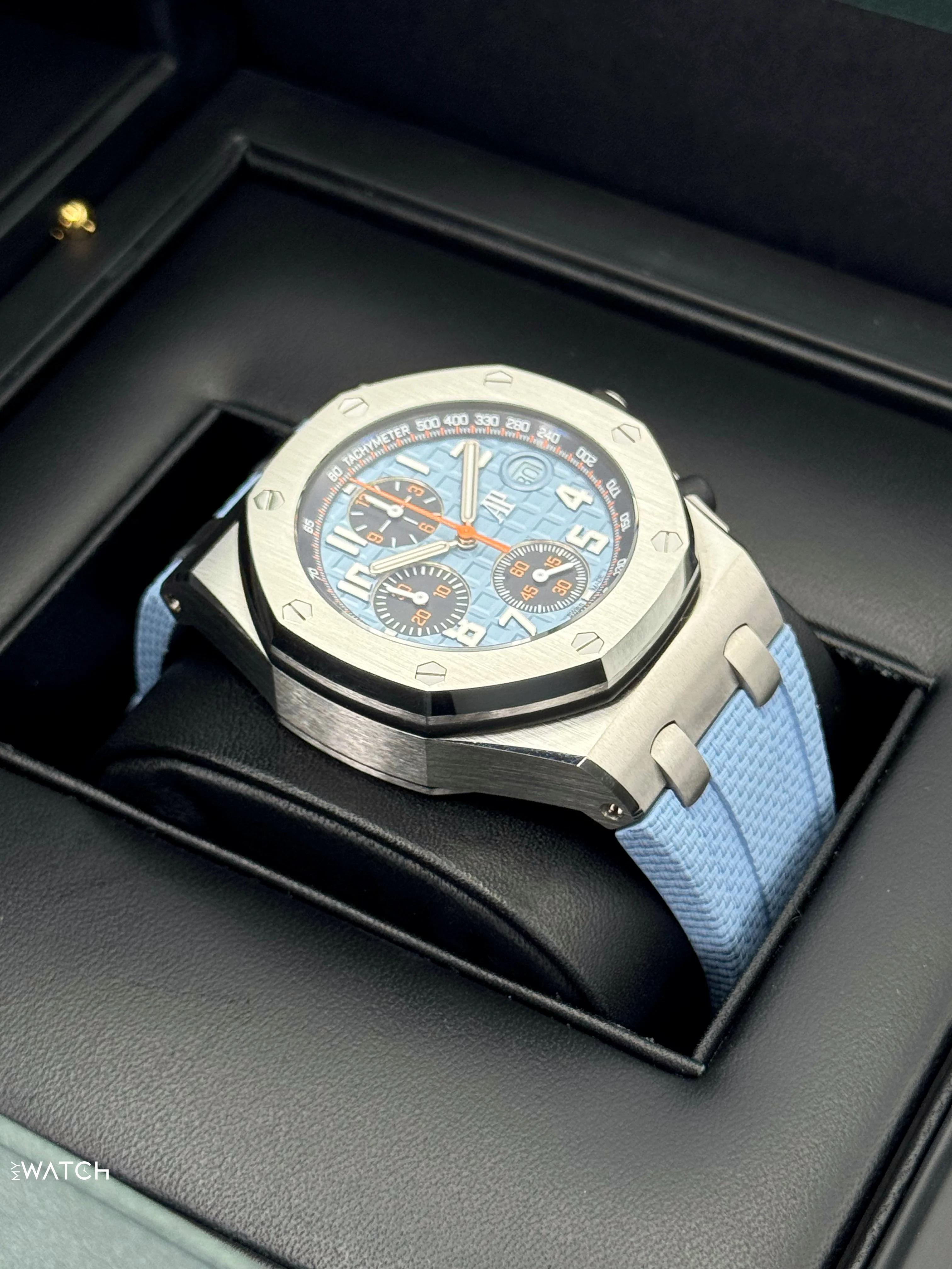 2022 Audemars Piguet Royal Oak Offshore Chrono 42mm 26238ST Blue Dial - Image 6