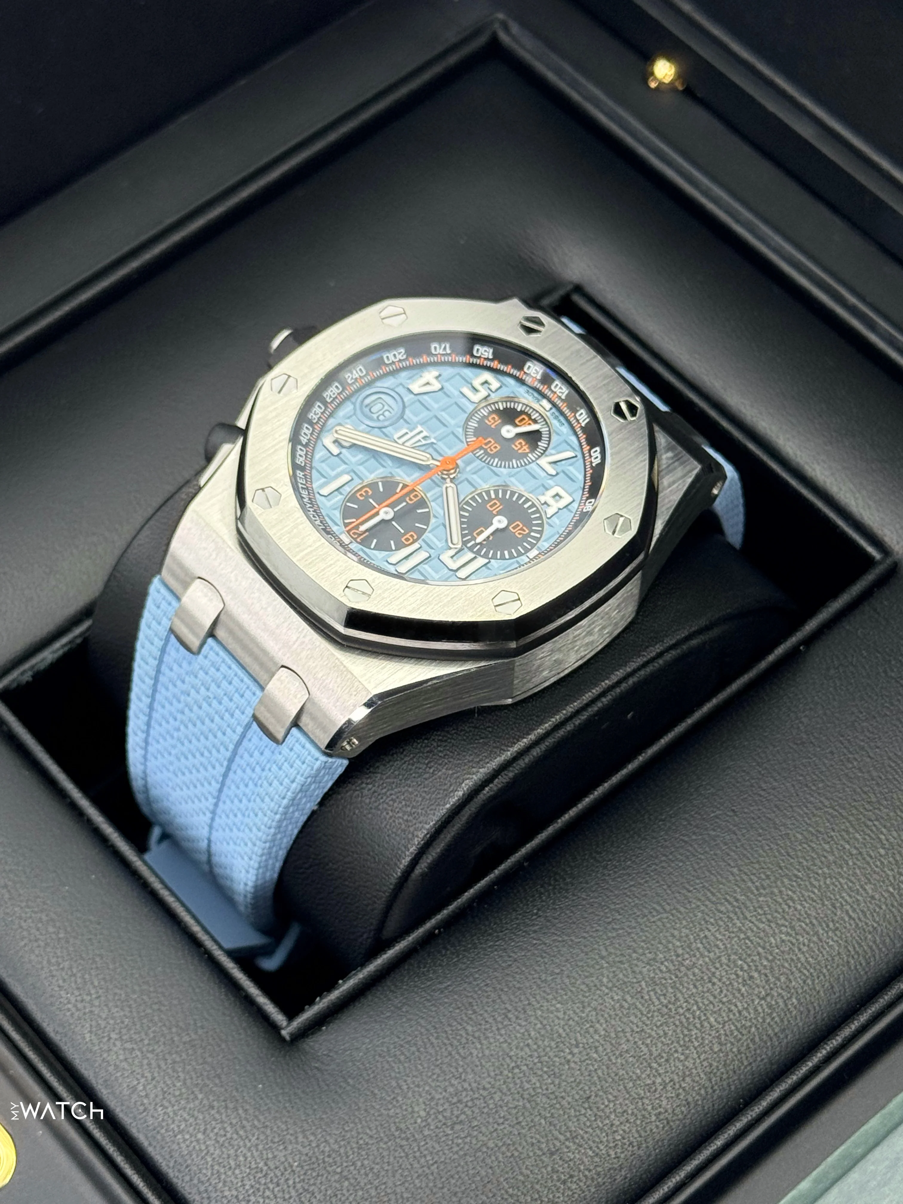 2022 Audemars Piguet Royal Oak Offshore Chrono 42mm 26238ST Blue Dial - Image 7