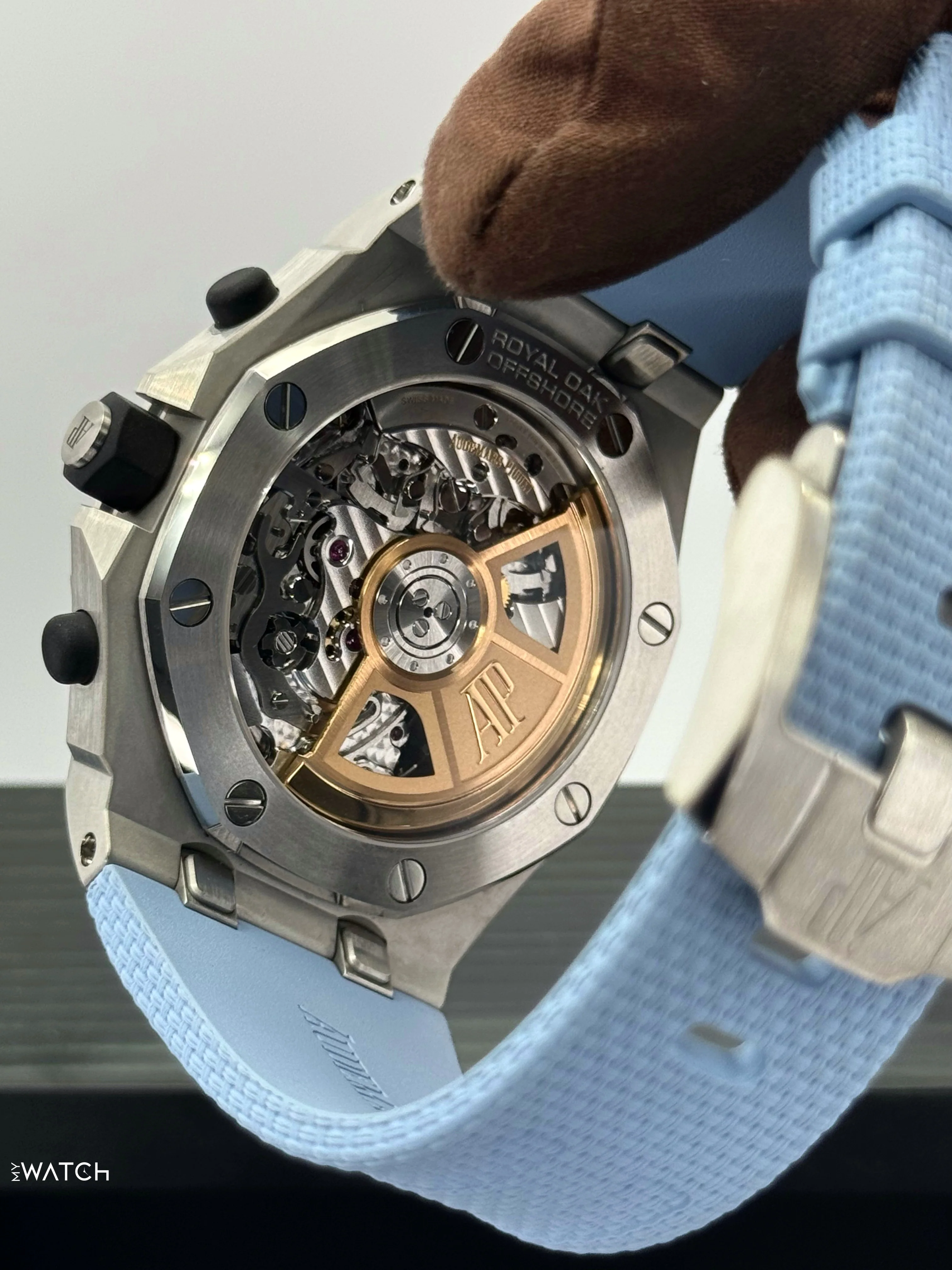 2022 Audemars Piguet Royal Oak Offshore Chrono 42mm 26238ST Blue Dial - Image 9