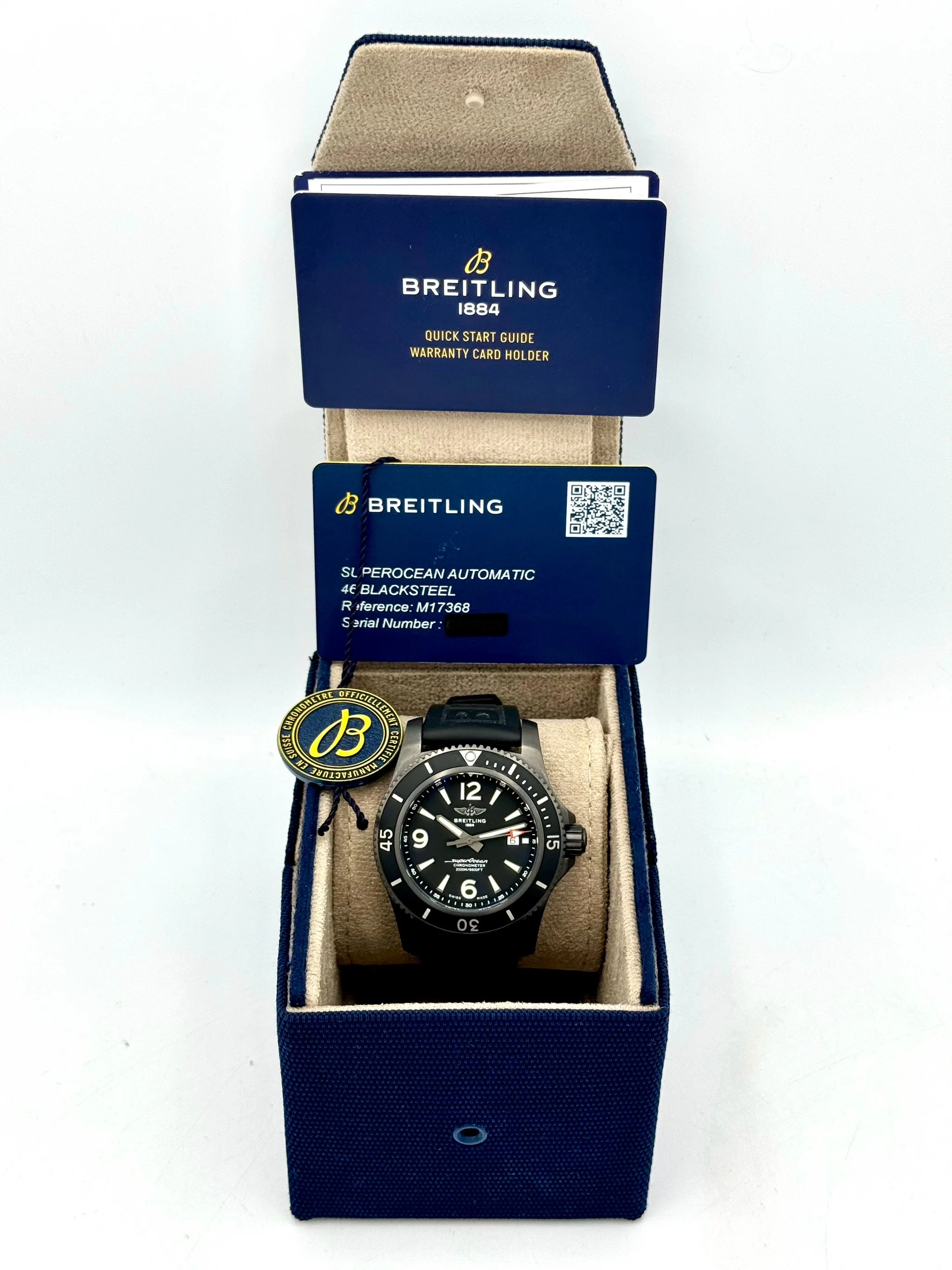 2022 Breitling Superocean Automatic 46mm M17368 Black Dial - Image 12