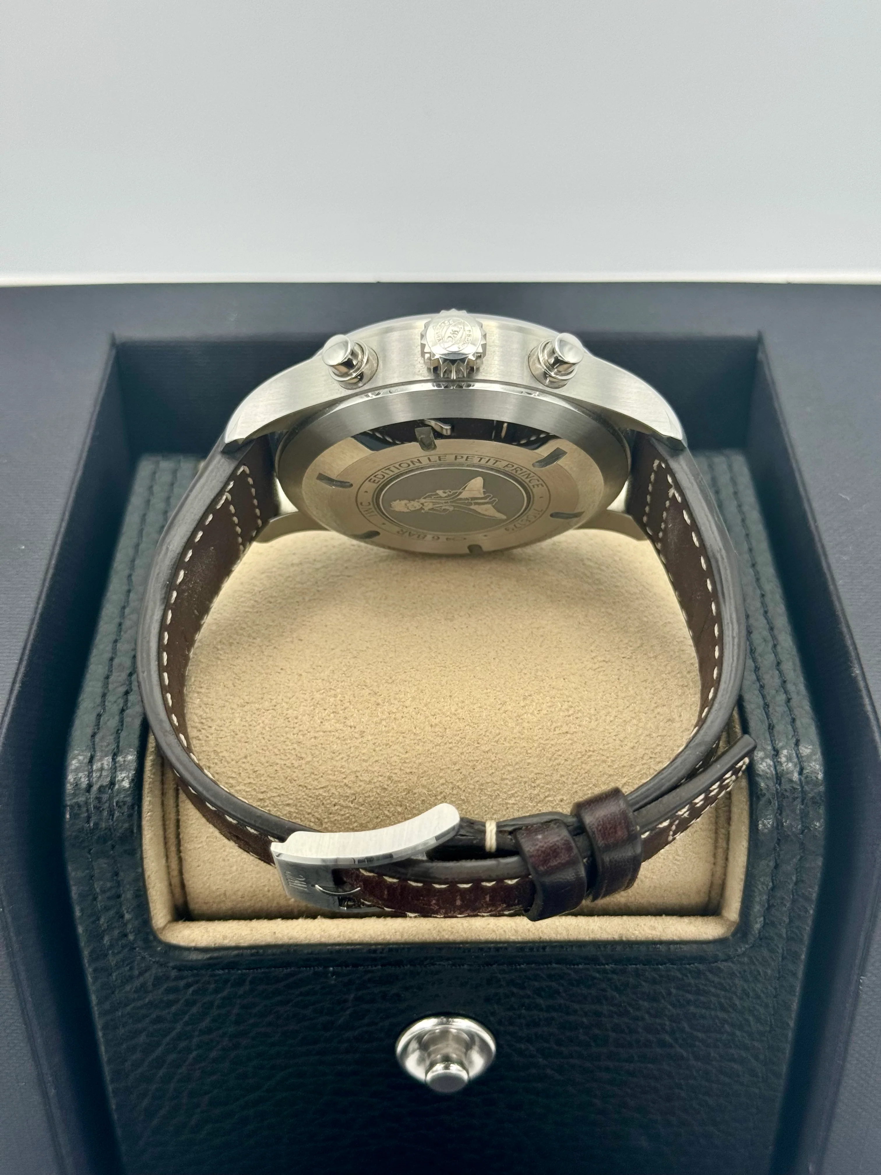 2022 IWC Pilot's Chronograph 43mm IW377714 Stainless Steel Blue Dial - Image 9