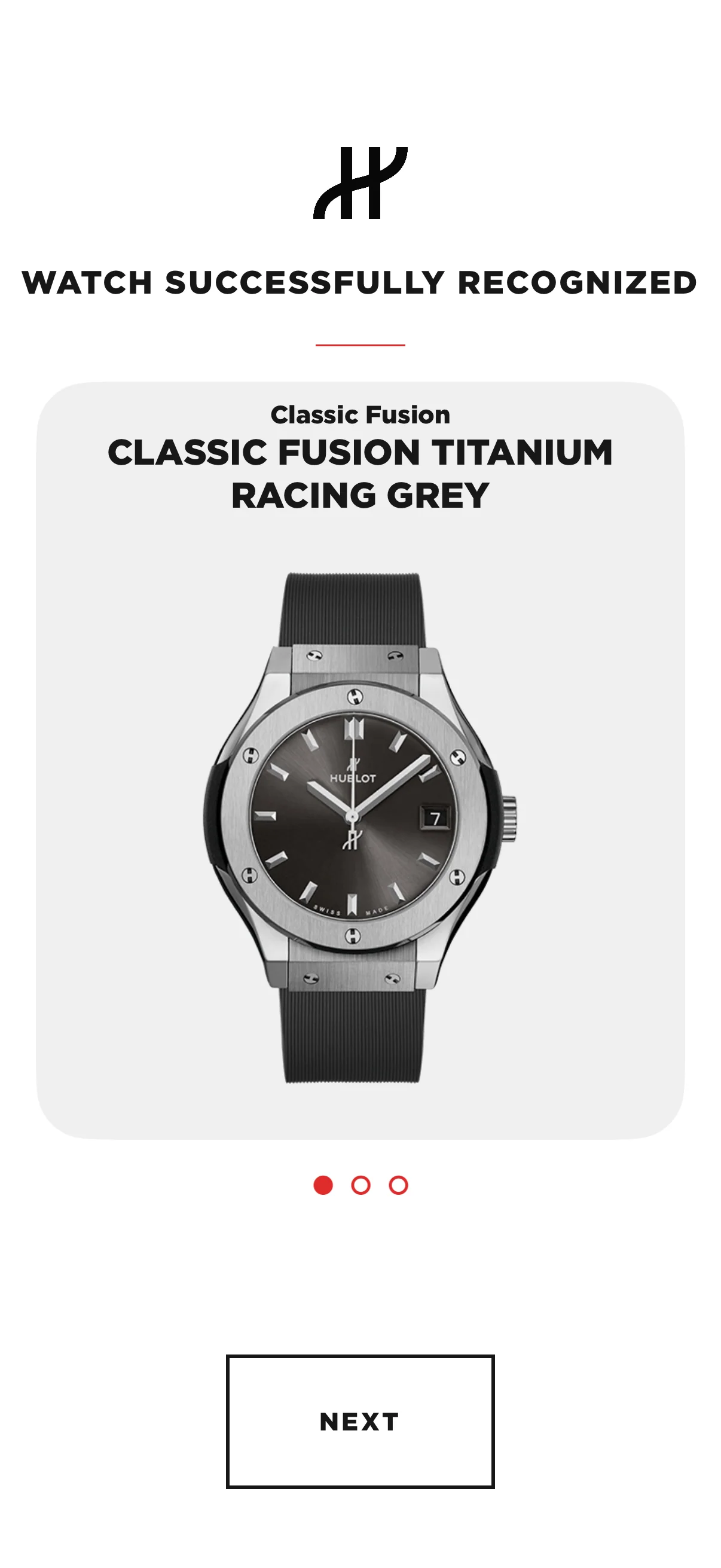 2022 Ladies Hublot Classic Fusion 33mm 581.NX.7071.RX Titanium Grey Dial - Image 9