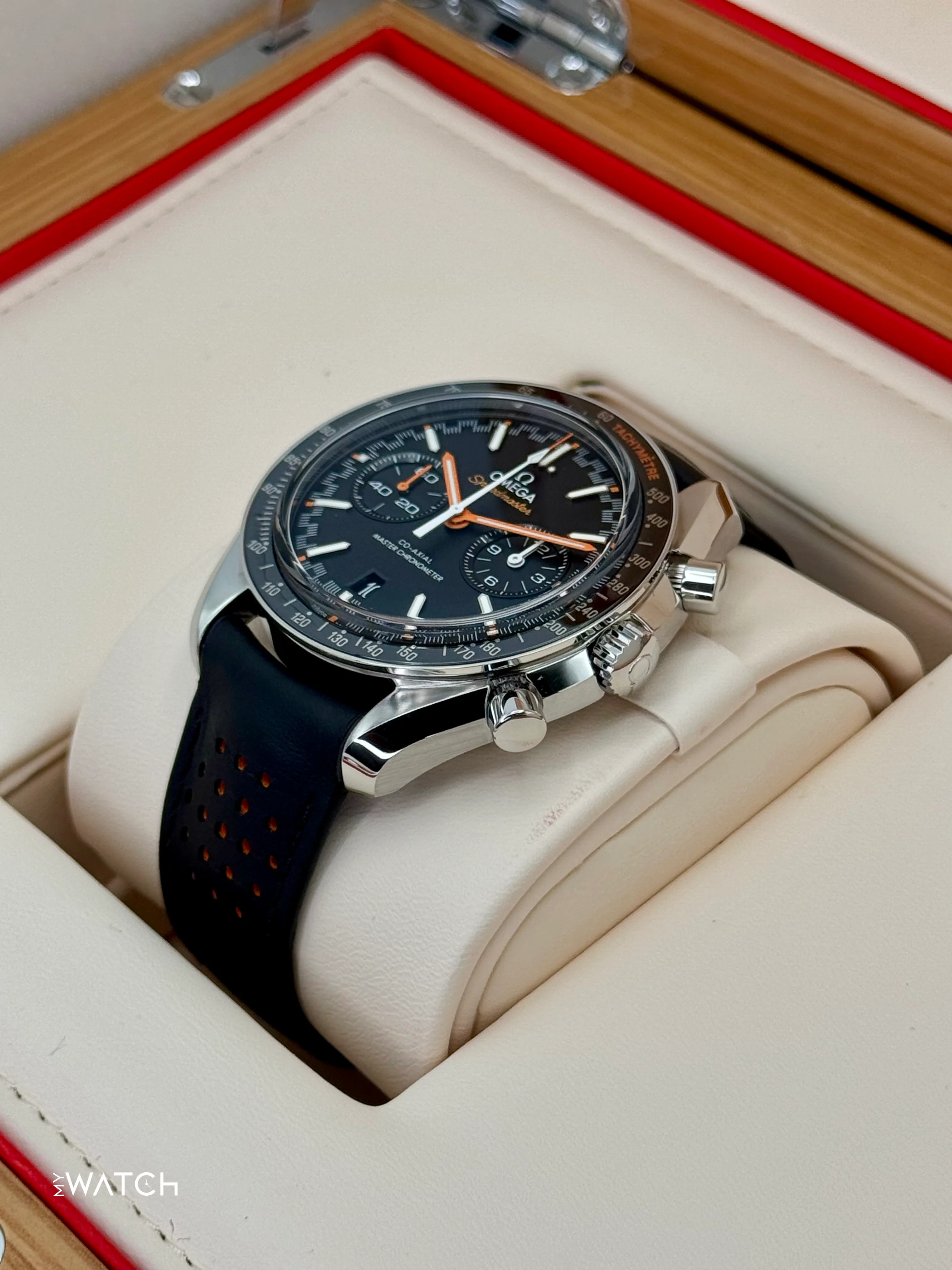 2022 Omega Speeedmaster Racing 44.2mm 329.32.44.51.01.001 Black Dial - Image 5
