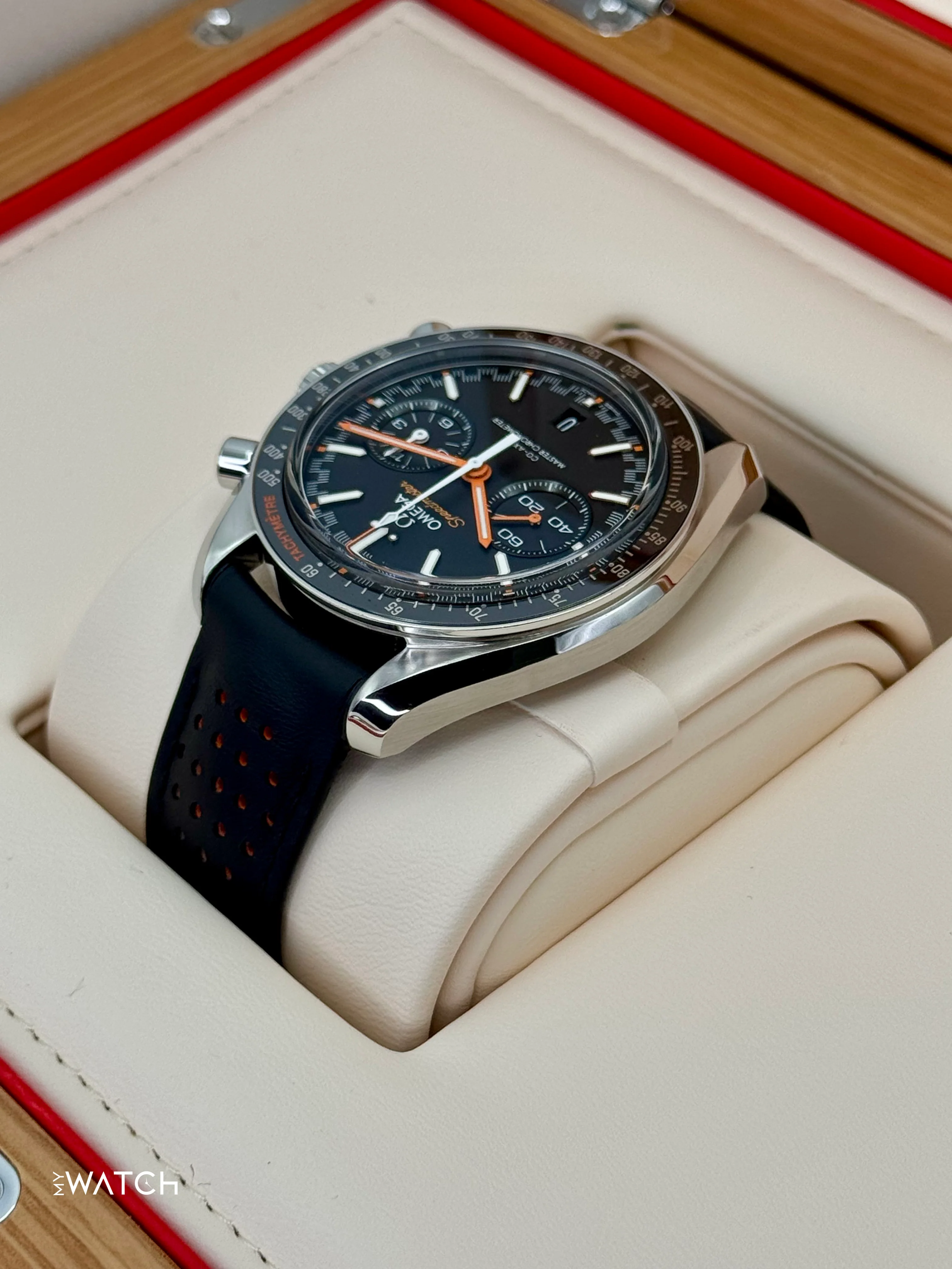 2022 Omega Speeedmaster Racing 44.2mm 329.32.44.51.01.001 Black Dial - Image 7