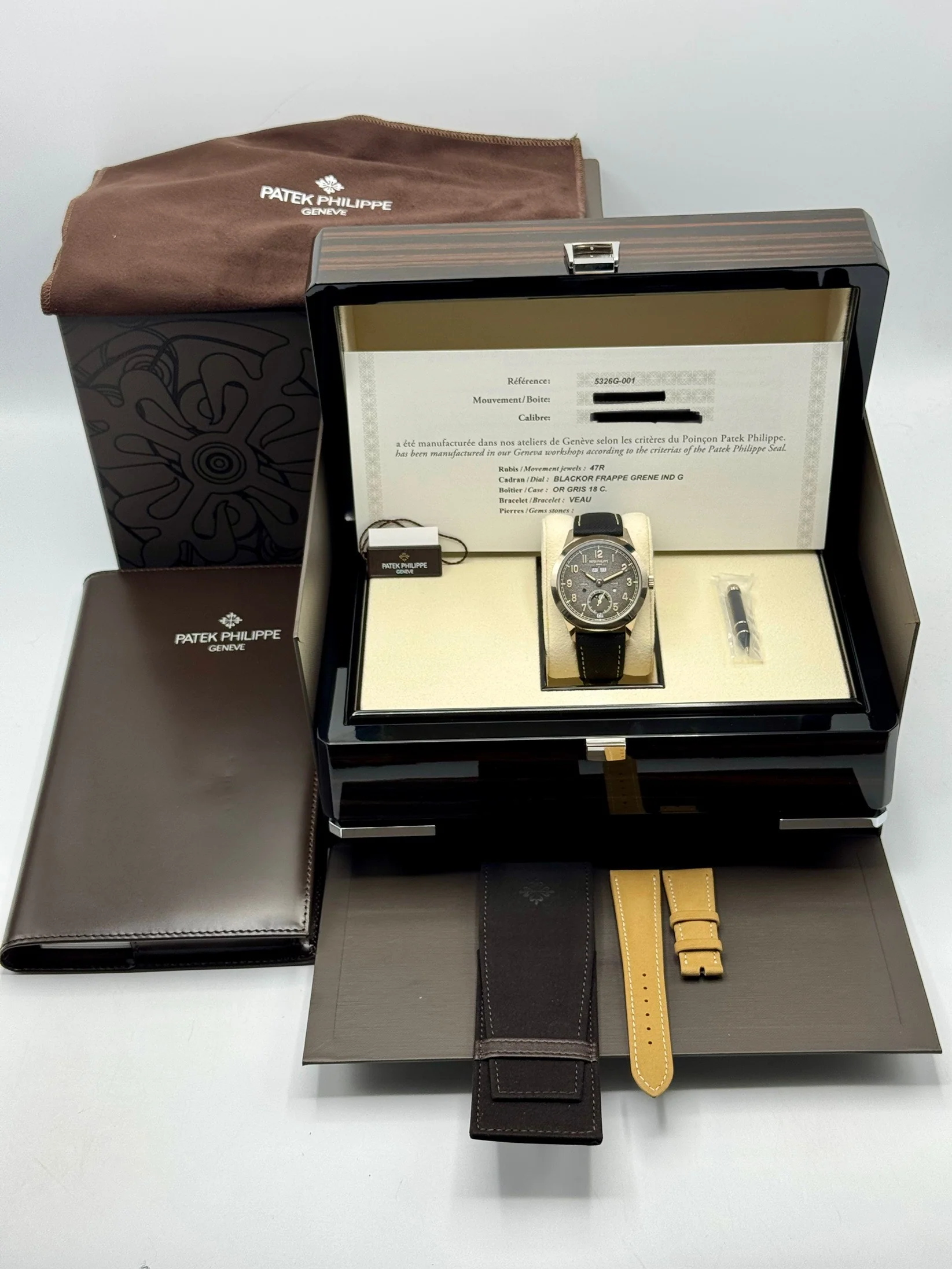 2022 Patek Philippe 42mm 5326G Annual Calendar Travel Time Compliations - Image 10