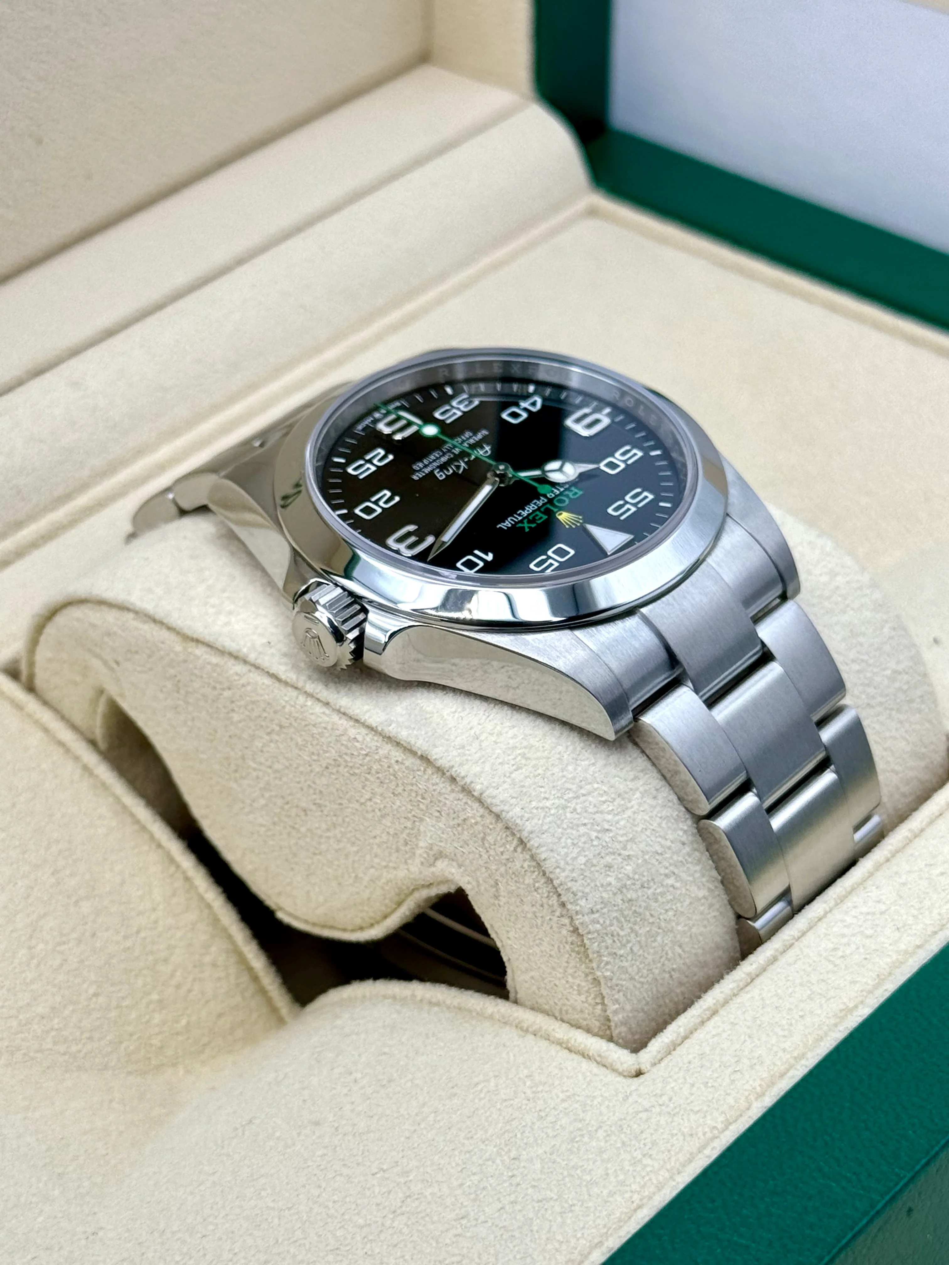 2022 Rolex Air-King 40mm 126900 Stainless Steel Black Dial - Image 8
