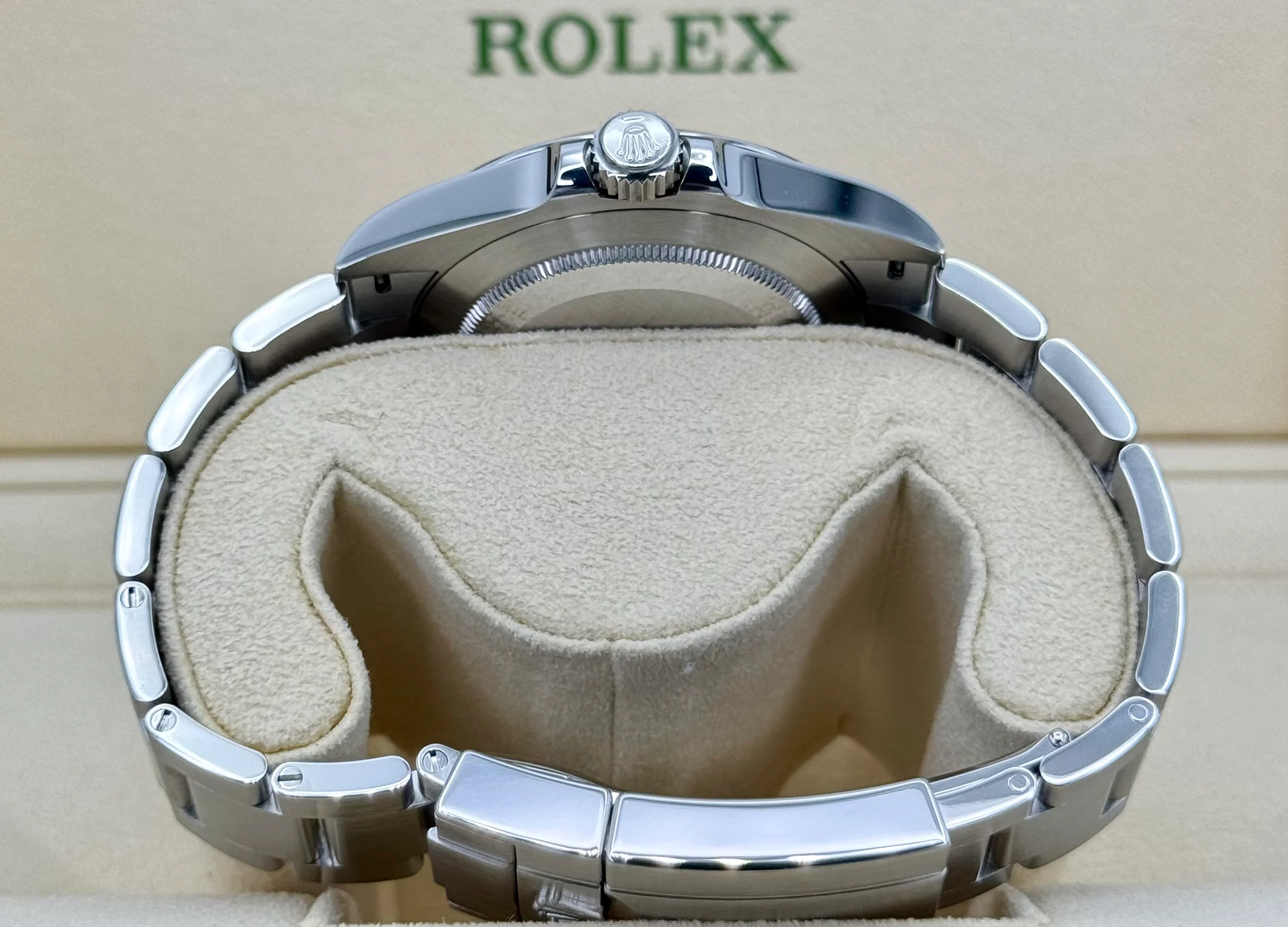 2022 Rolex Air-King 40mm 126900 Stainless Steel Black Dial - Image 9