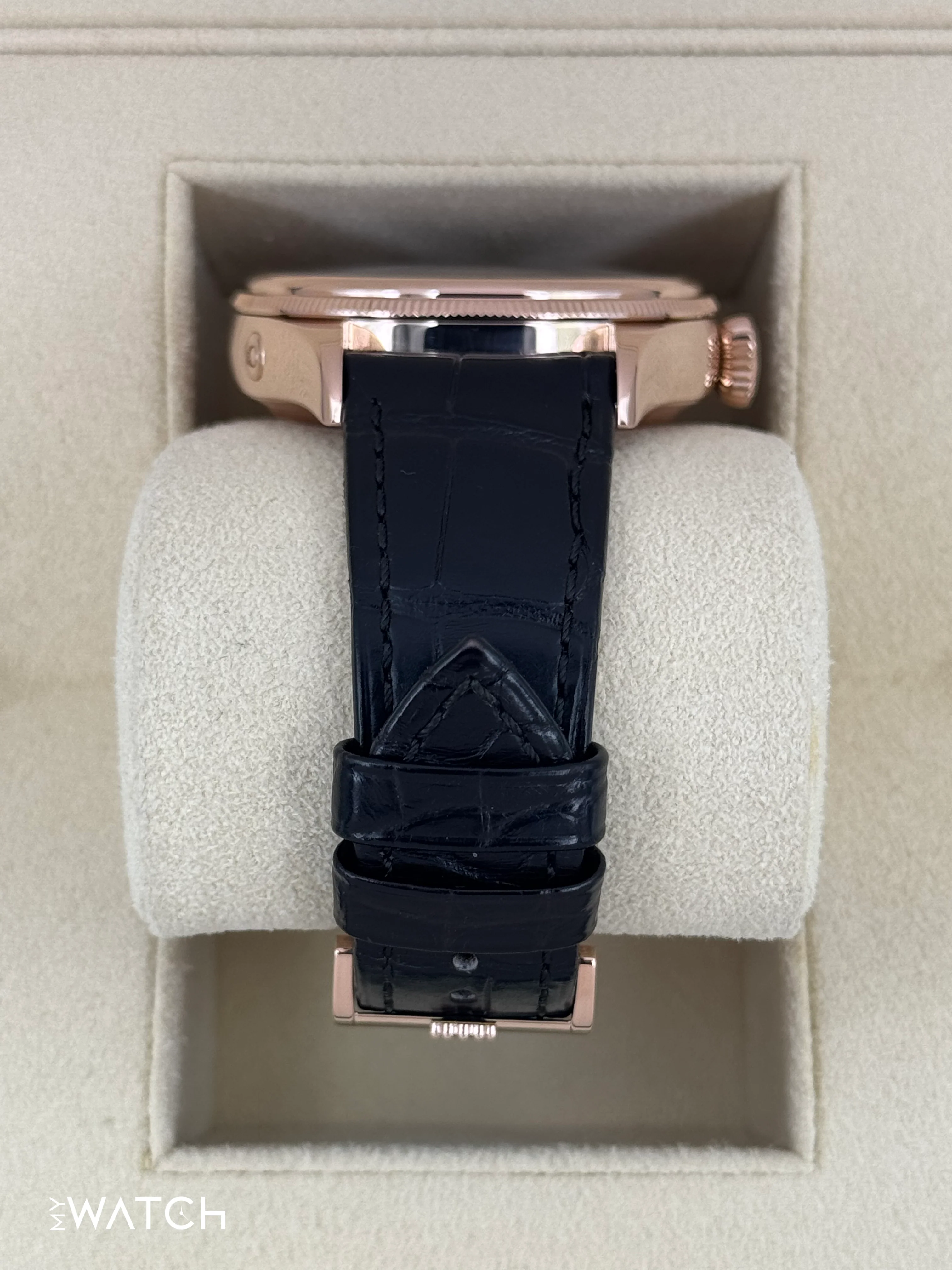 2022 Rolex Cellini Moonphase 39mm 50535 Rose Gold White Dial - Image 3