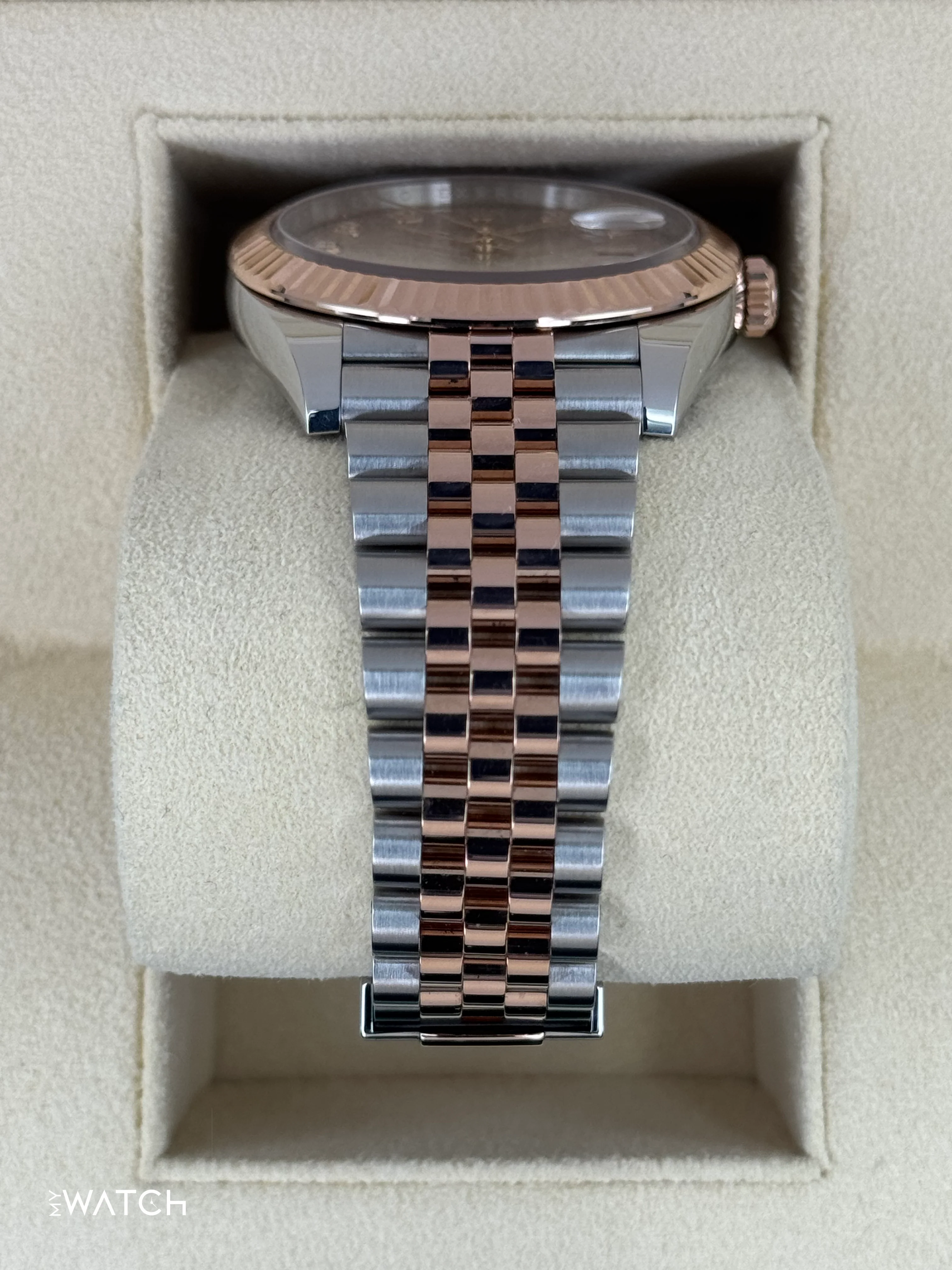 2022 Rolex Datejust 41mm 126331 Two-Tone Jubilee Sundust Diamond Dial - Image 3