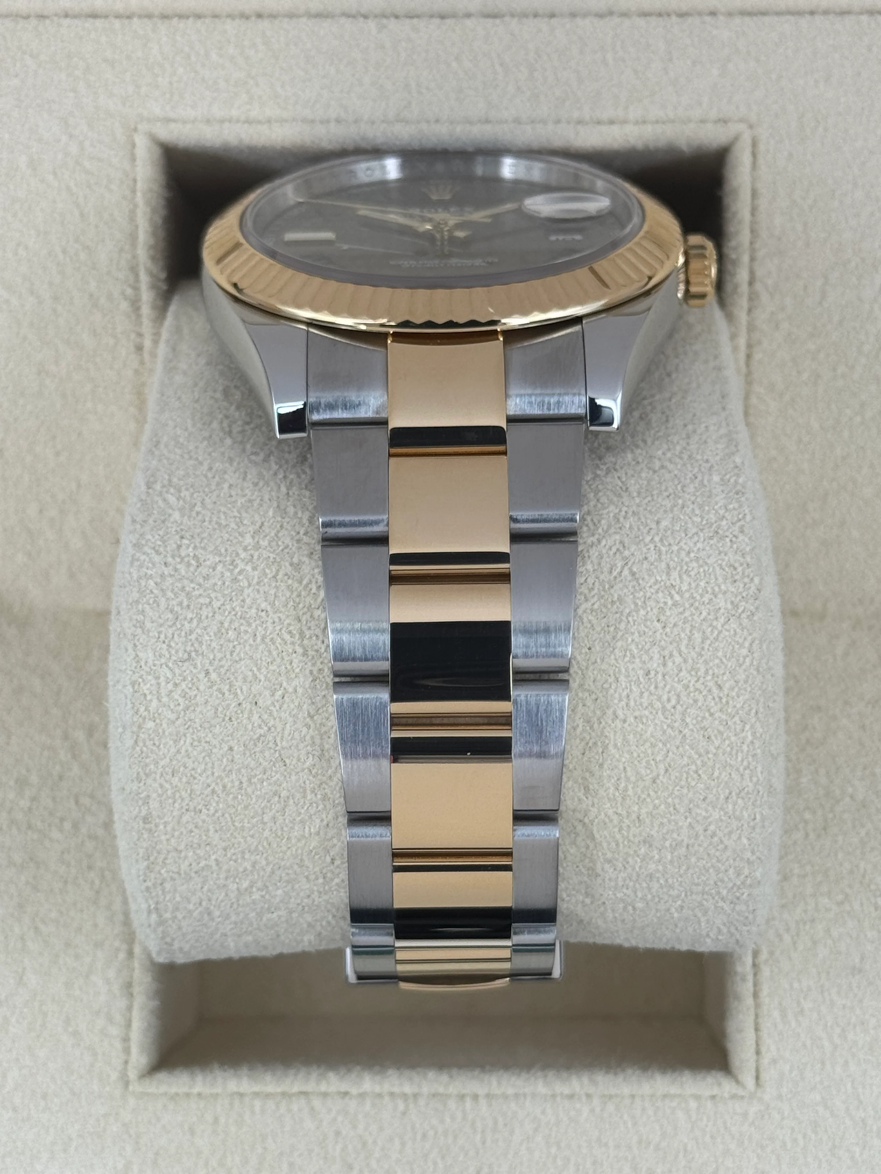 2022 Rolex Datejust 41mm 126333 Two-Tone Oyster Wimbledon Dial - Image 3