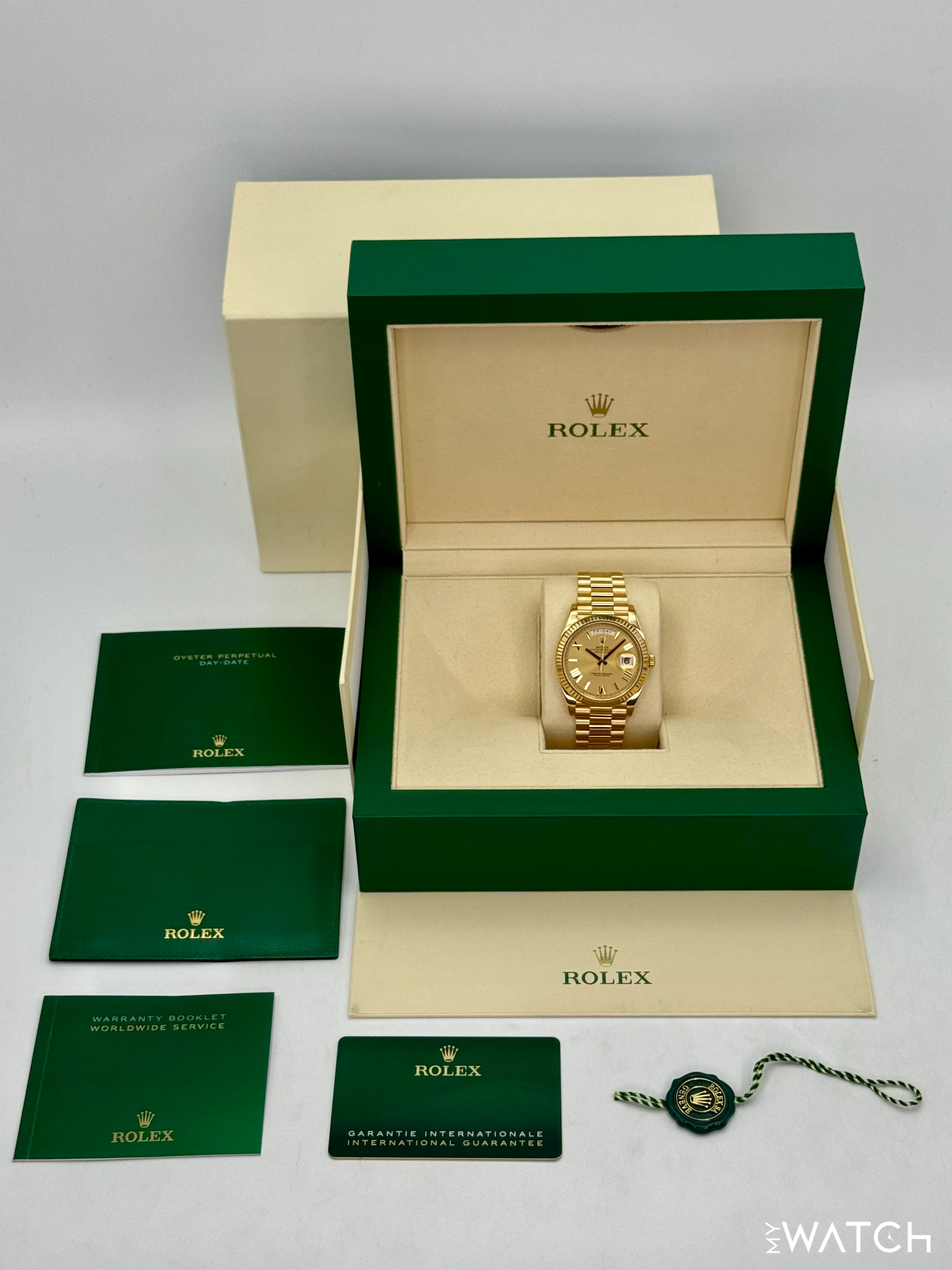 2022 Rolex Day-Date 40mm 228238 Presidential Champagne Dial - Image 10