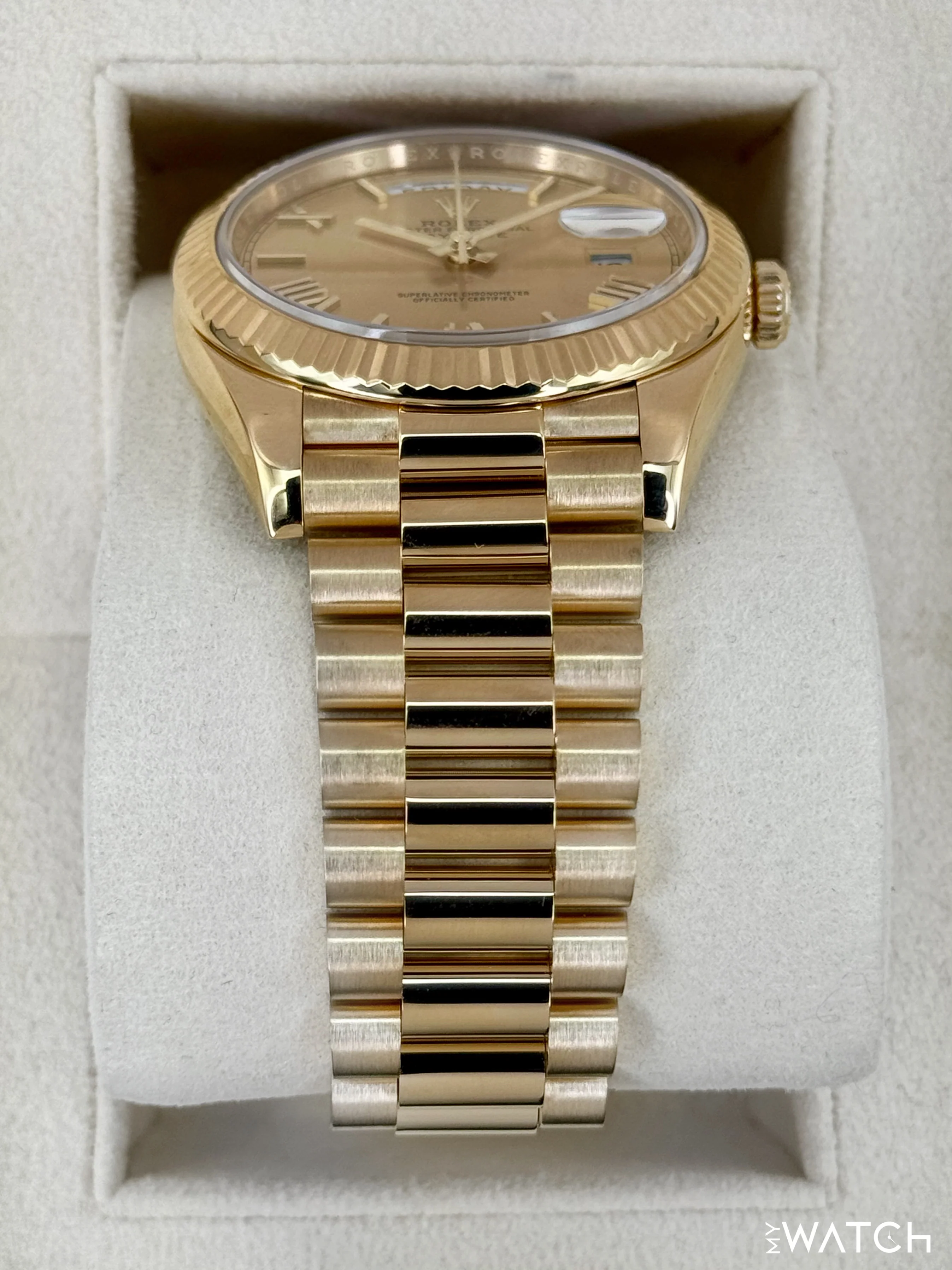 2022 Rolex Day-Date 40mm 228238 Presidential Champagne Dial - Image 3