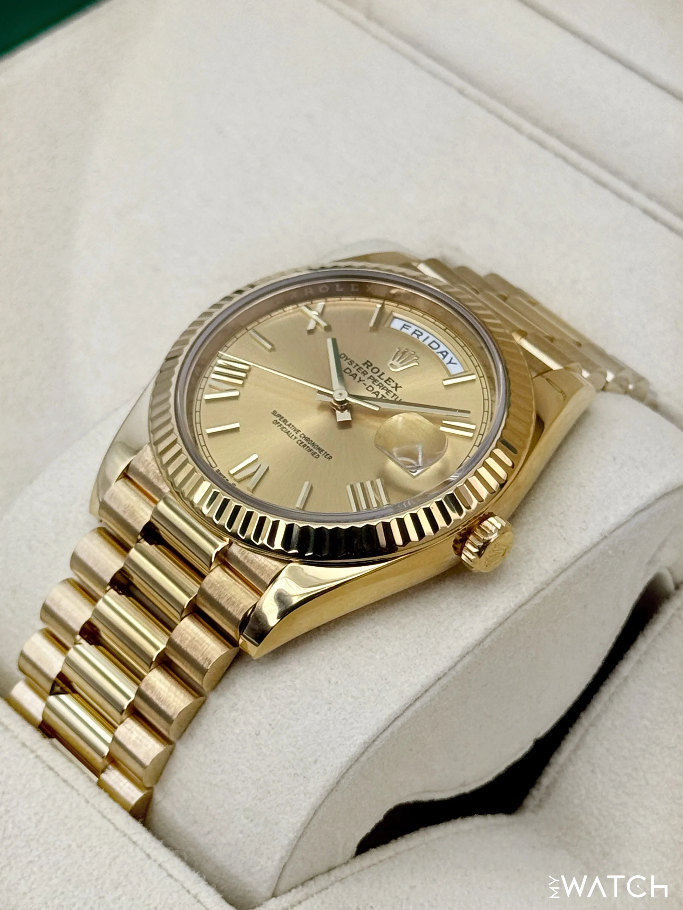 2022 Rolex Day-Date 40mm 228238 Presidential Champagne Dial - Image 5