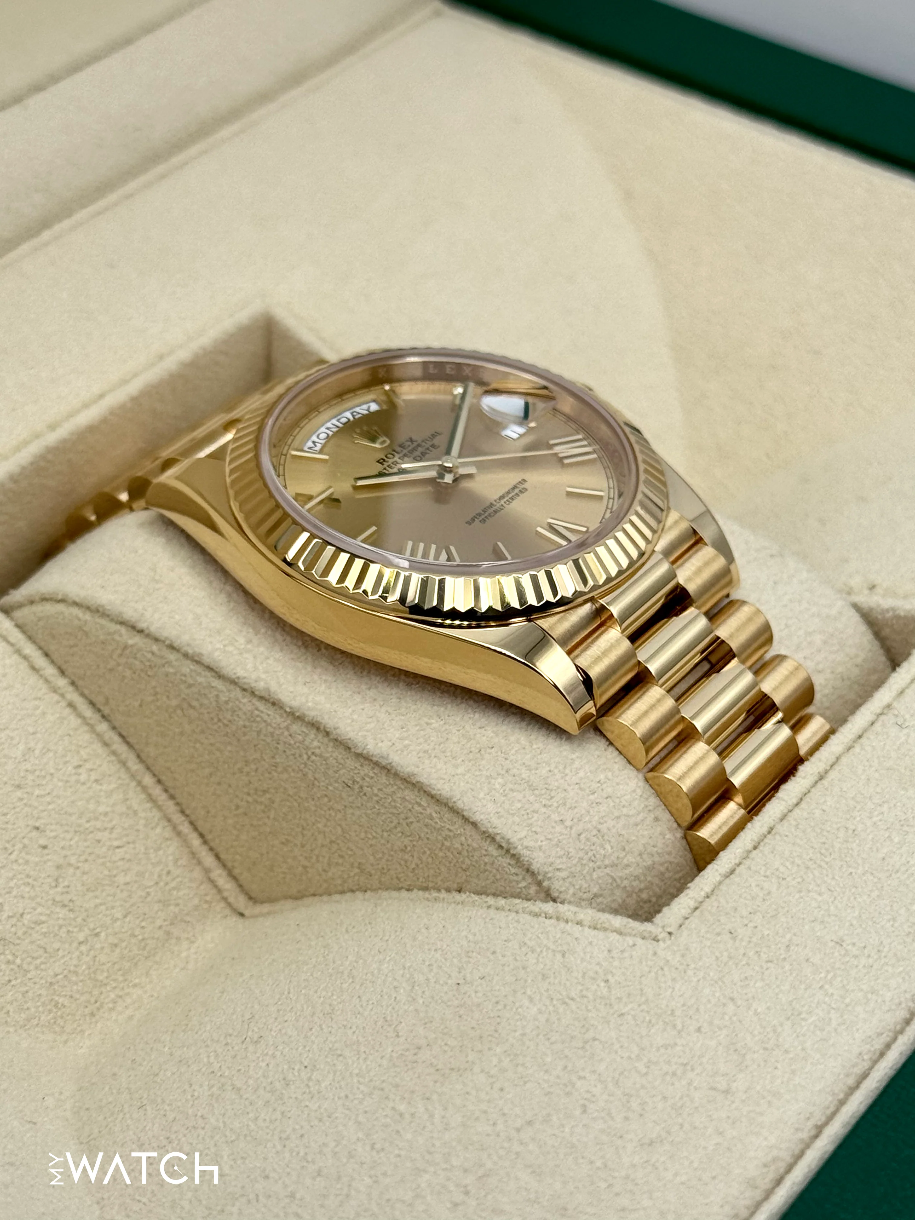 2022 Rolex Day-Date 40mm 228238 Presidential Champagne Dial - Image 6
