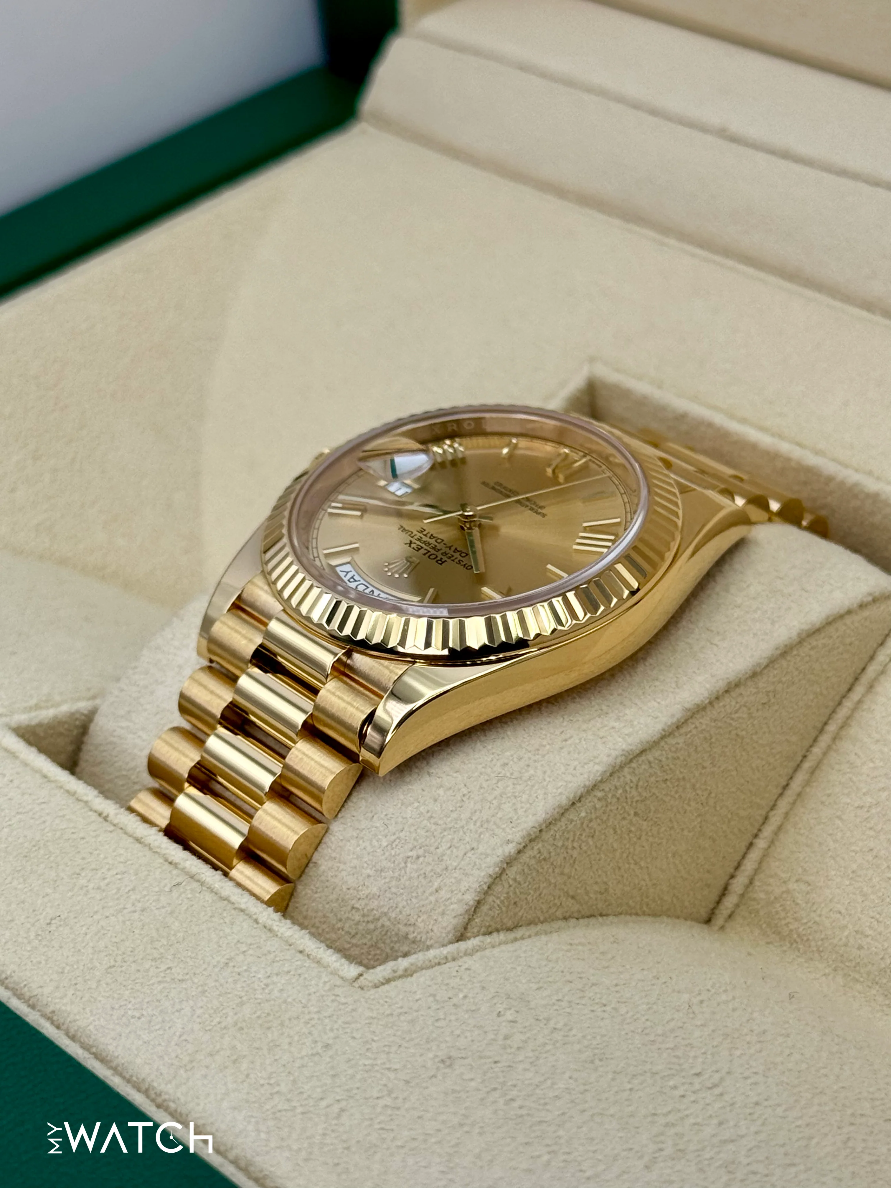 2022 Rolex Day-Date 40mm 228238 Presidential Champagne Dial - Image 7