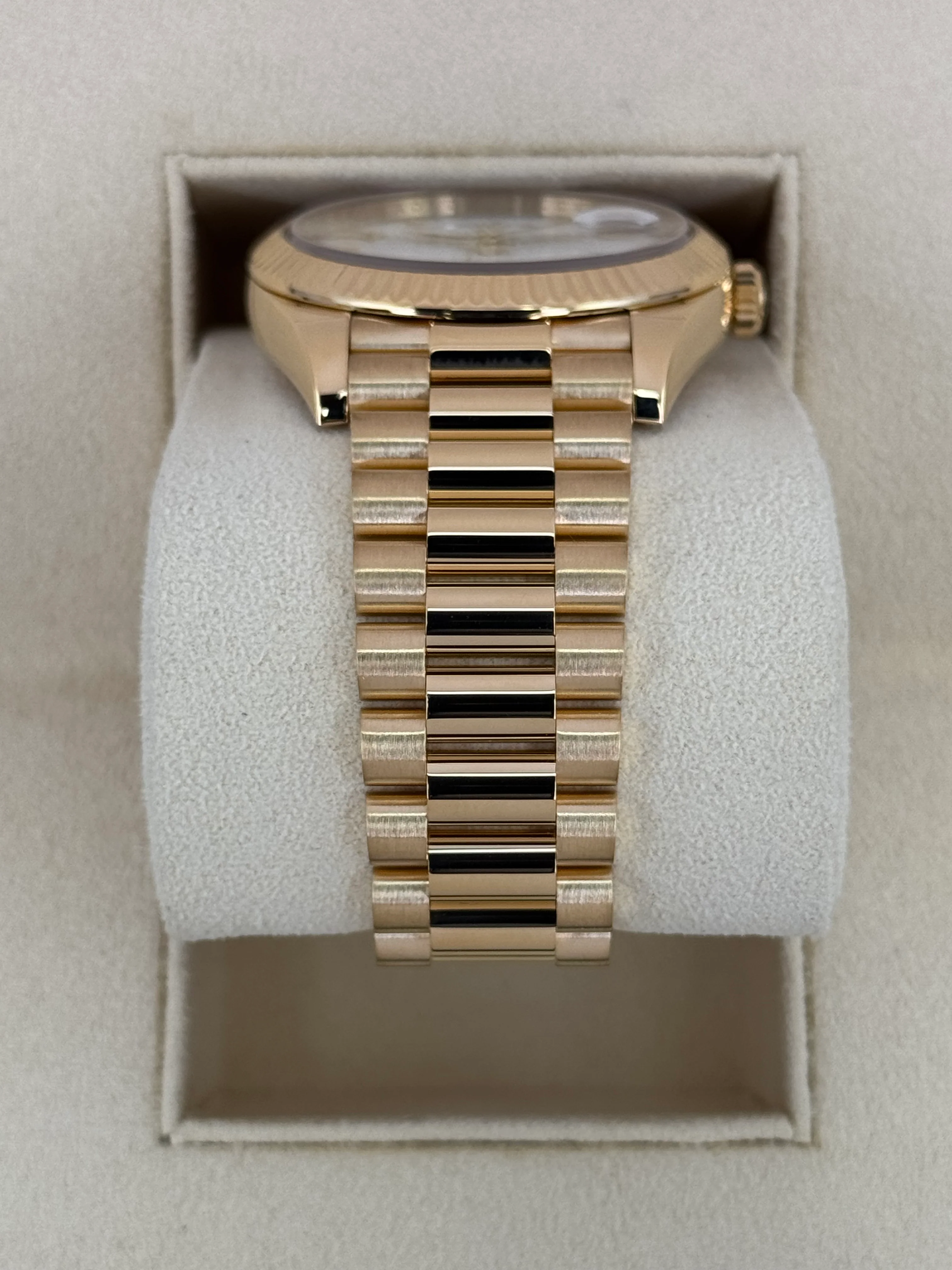 2022 Rolex Day-Date 40mm 228238 Presidential White Dial - Image 3
