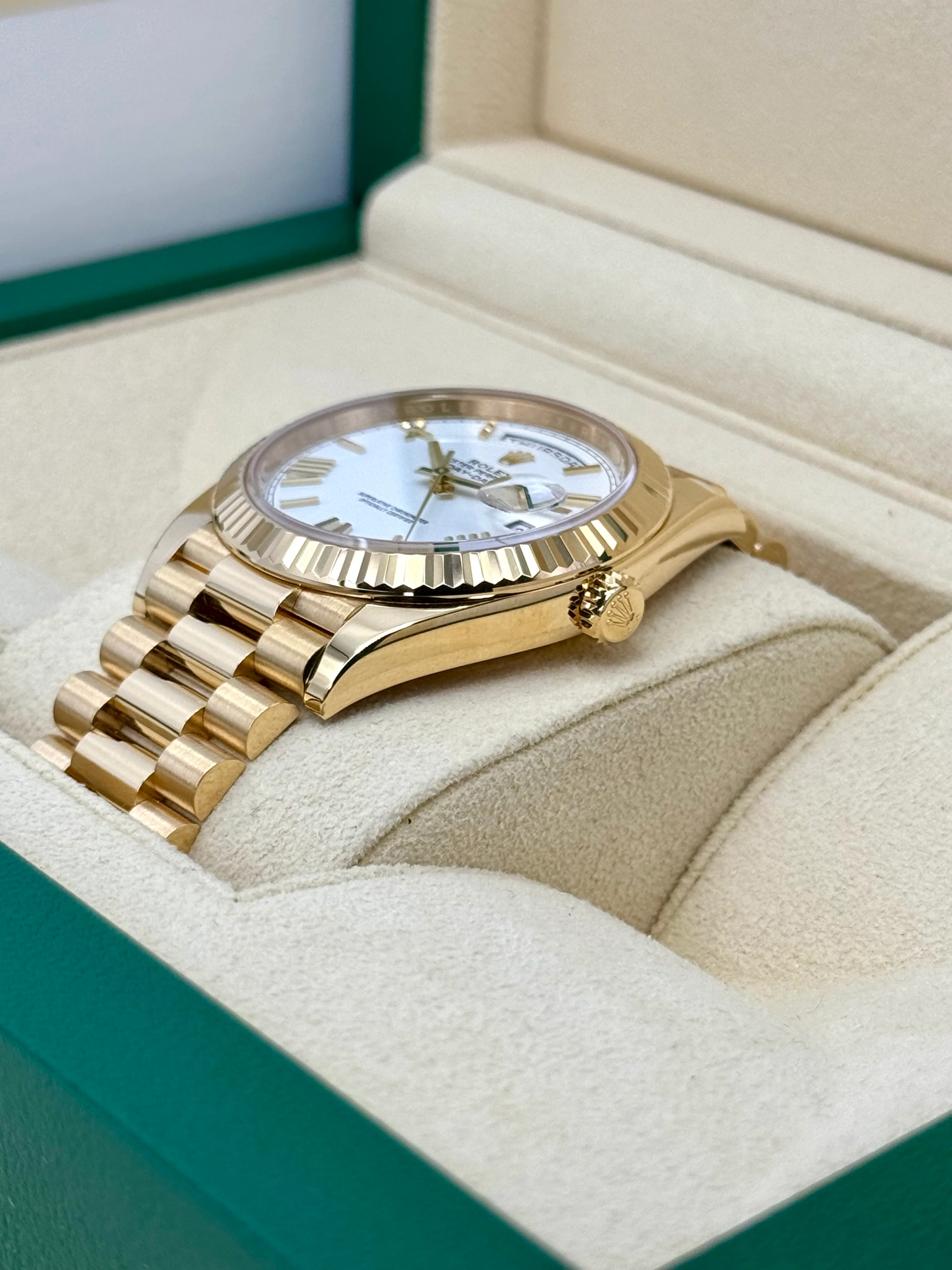 2022 Rolex Day-Date 40mm 228238 Presidential White Dial - Image 5