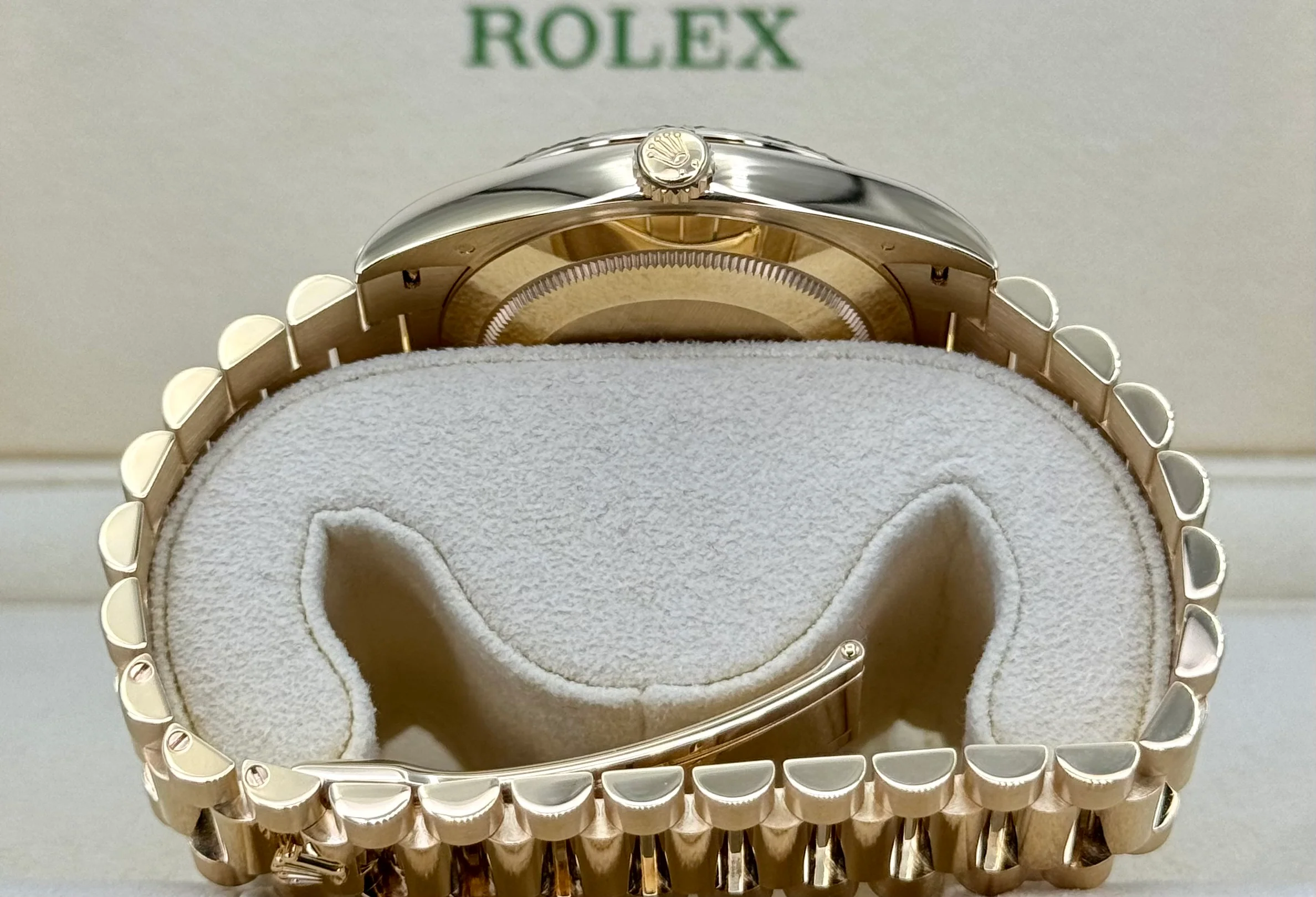 2022 Rolex Day-Date 40mm 228238 Presidential White Dial - Image 9