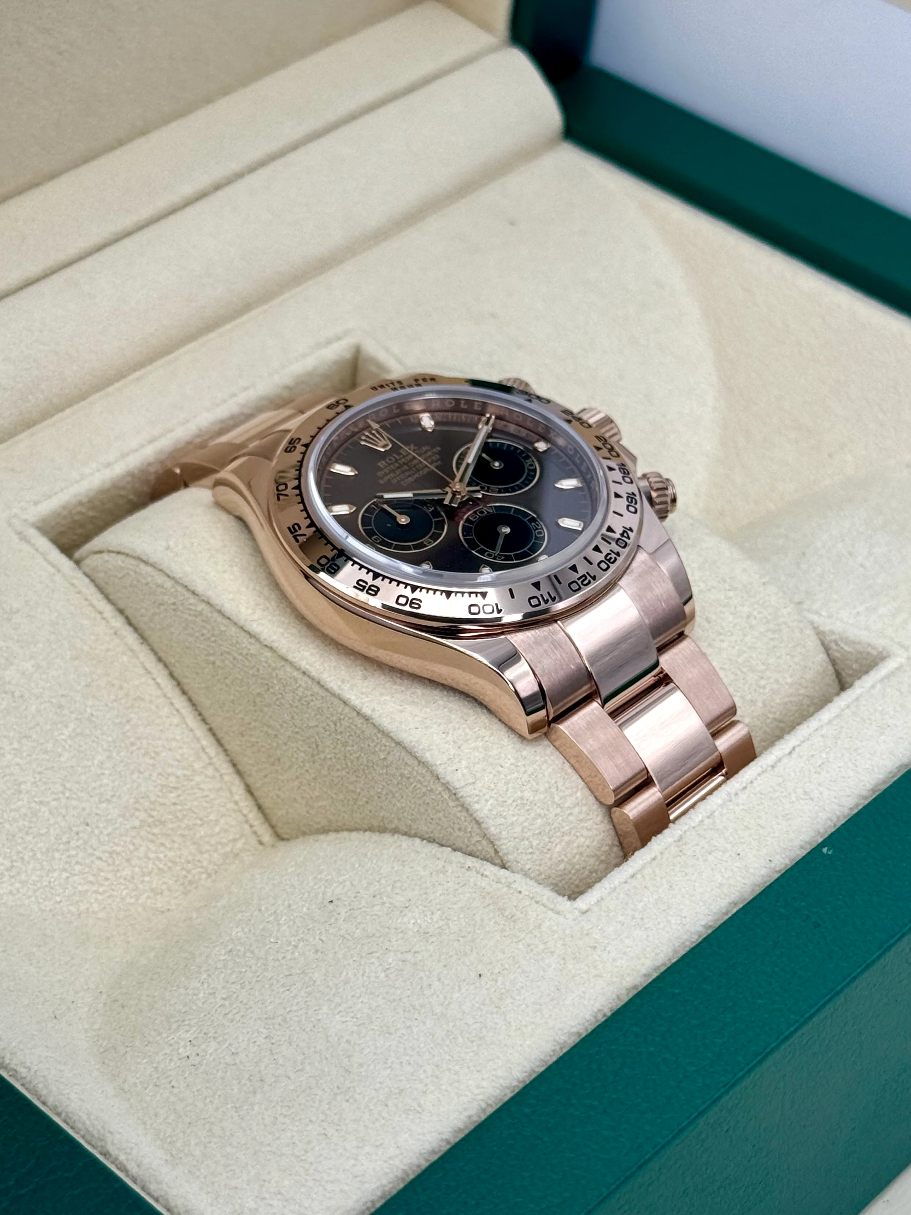 2022 Rolex Daytona 40mm 116505 Rose Gold Chocolate Dial - Image 6