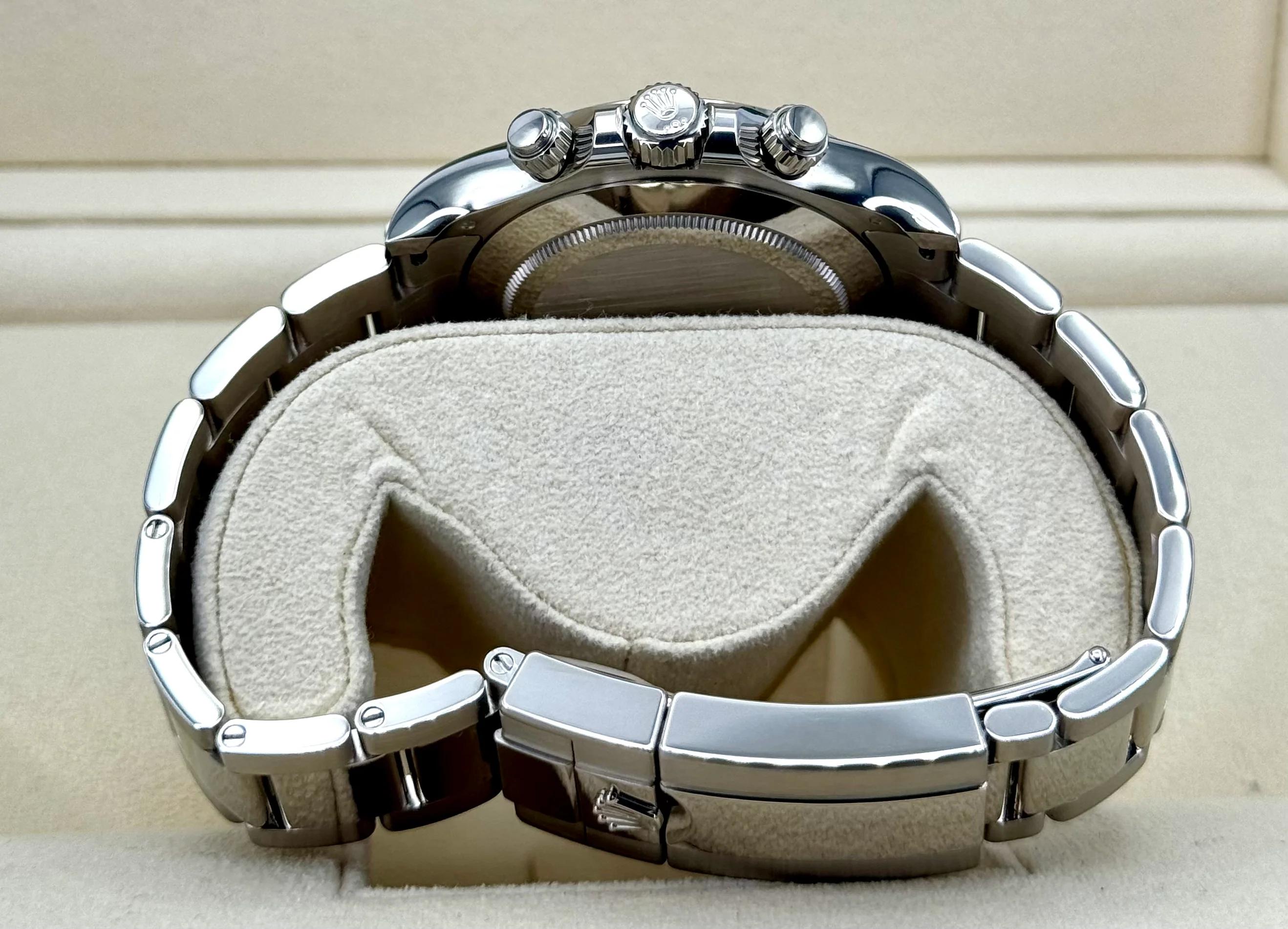 2022 Rolex Daytona 40mm 116509 White Gold Blue Dial - Image 9