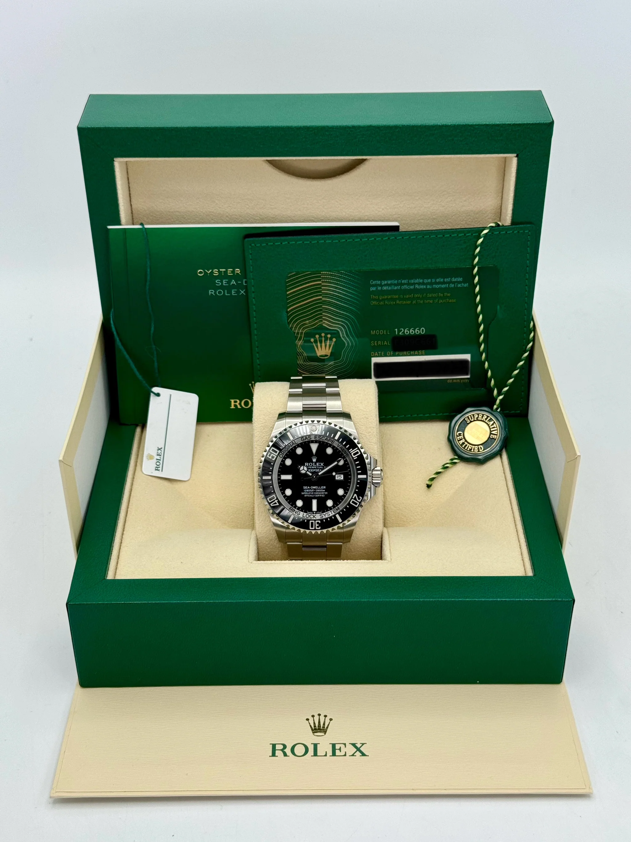 2022 Rolex Deepsea 44mm 126660 Stainless Steel Black Dial - Image 11