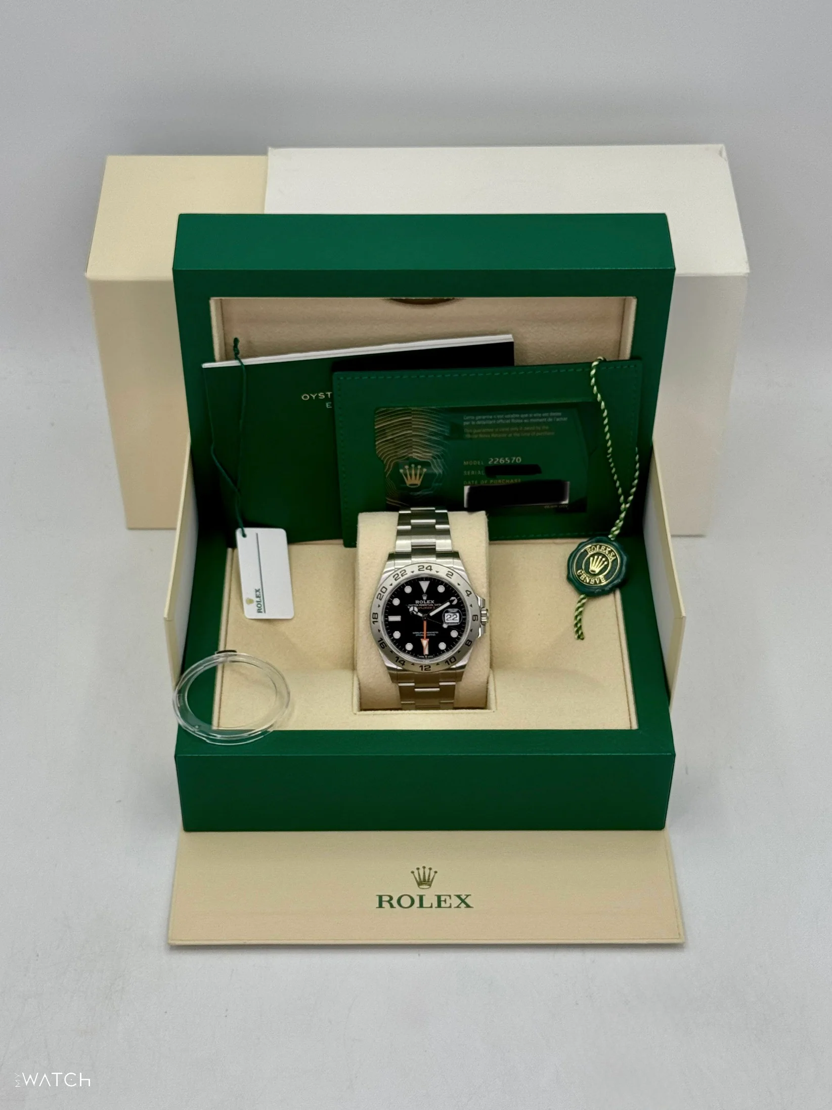 2022 Rolex Explorer II 42mm 226570 Black Dial - Image 9