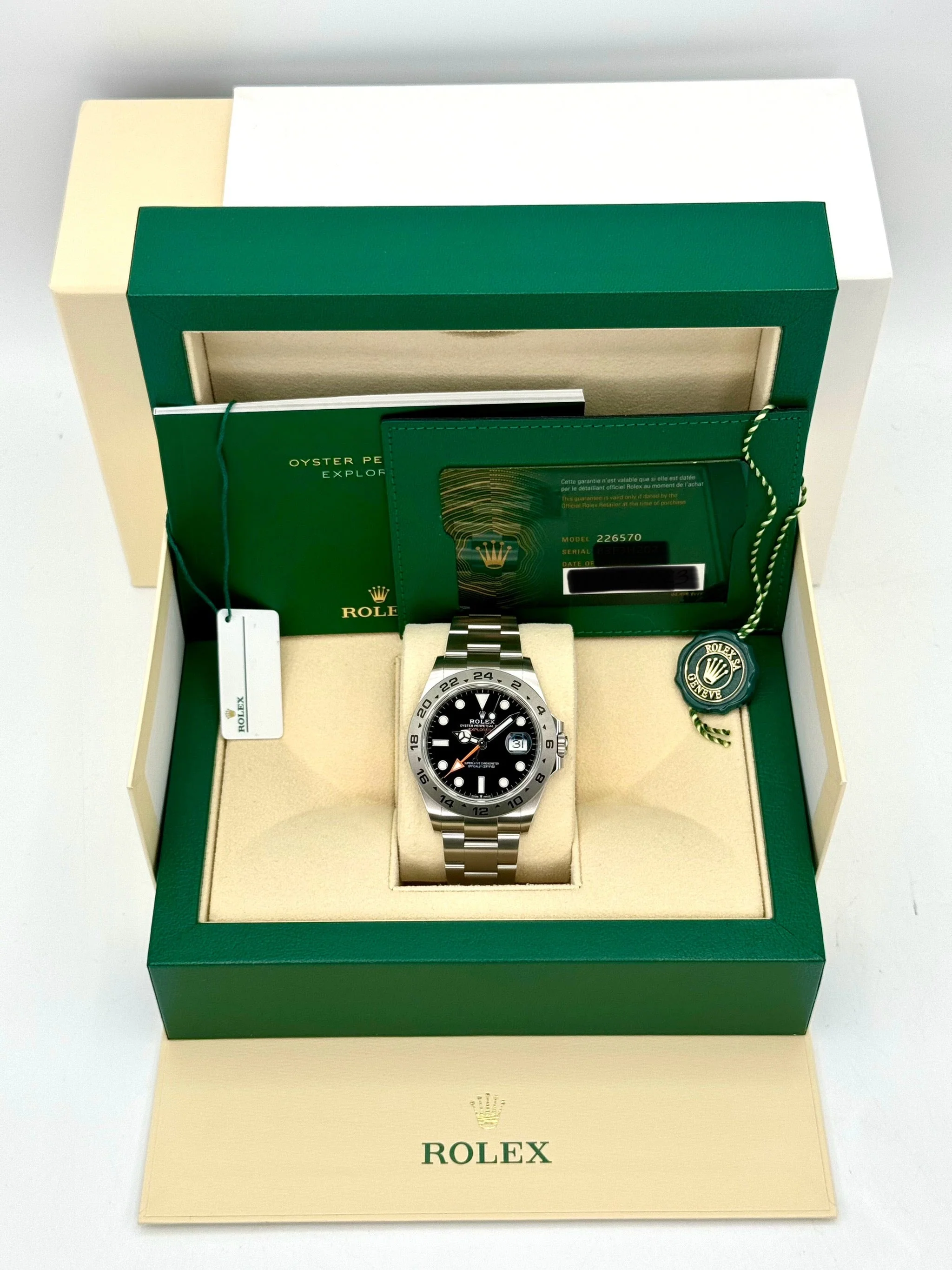 2022 Rolex Explorer II 42mm 226570 Black Dial - Image 11
