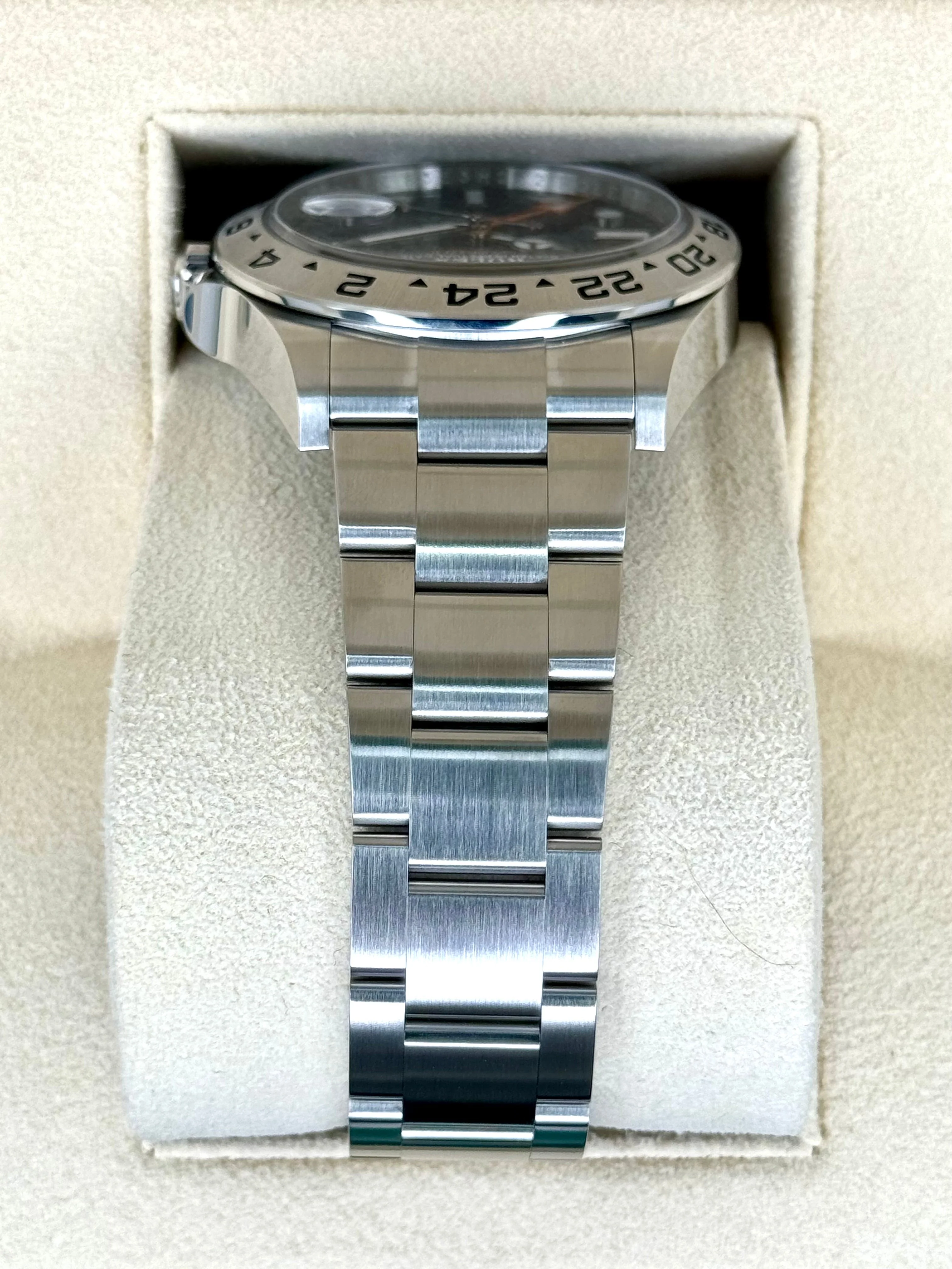 2022 Rolex Explorer II 42mm 226570 Black Dial - Image 4