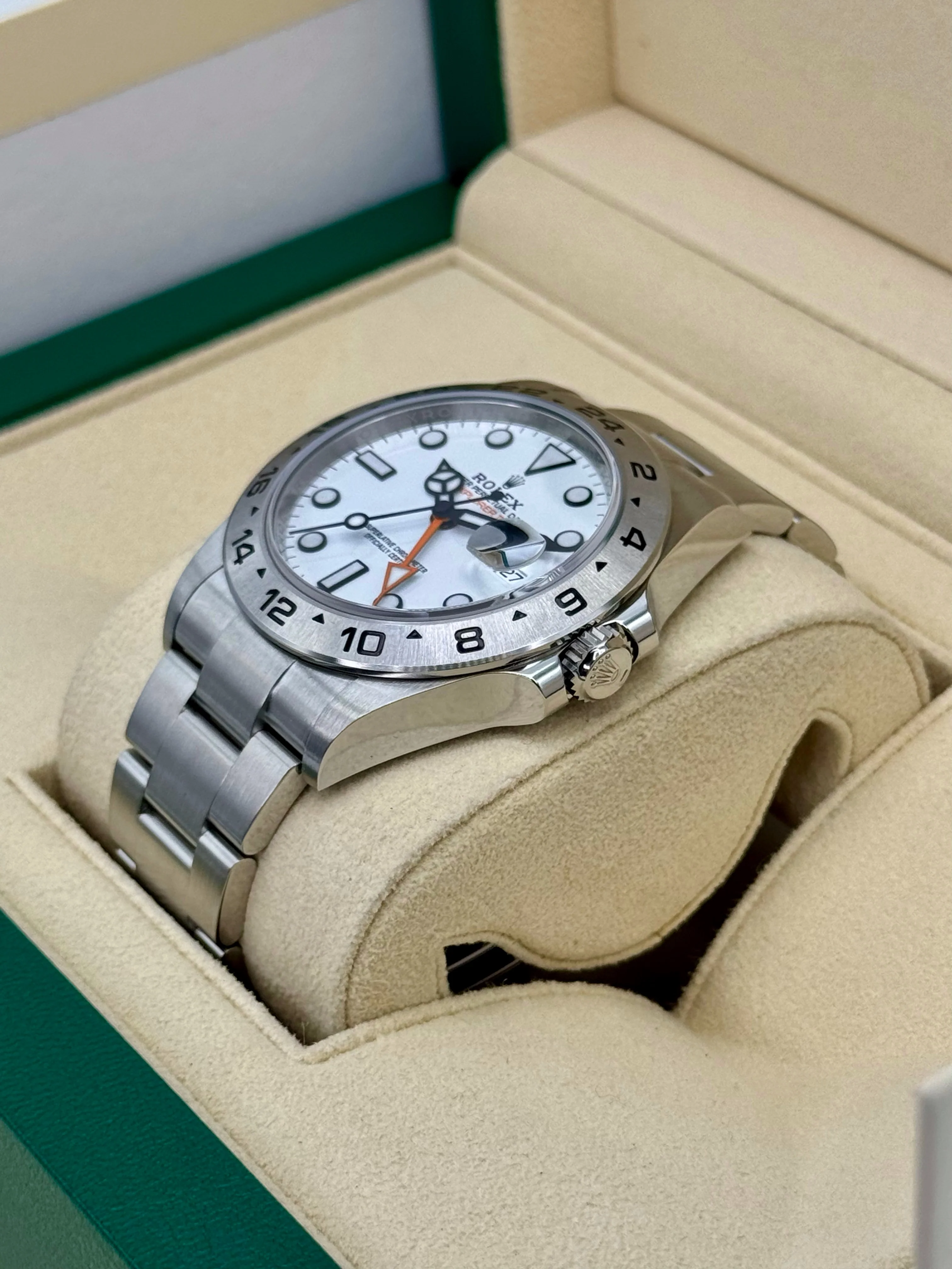 2022 Rolex Explorer II 42mm 226570 Polar White Dial - Image 5