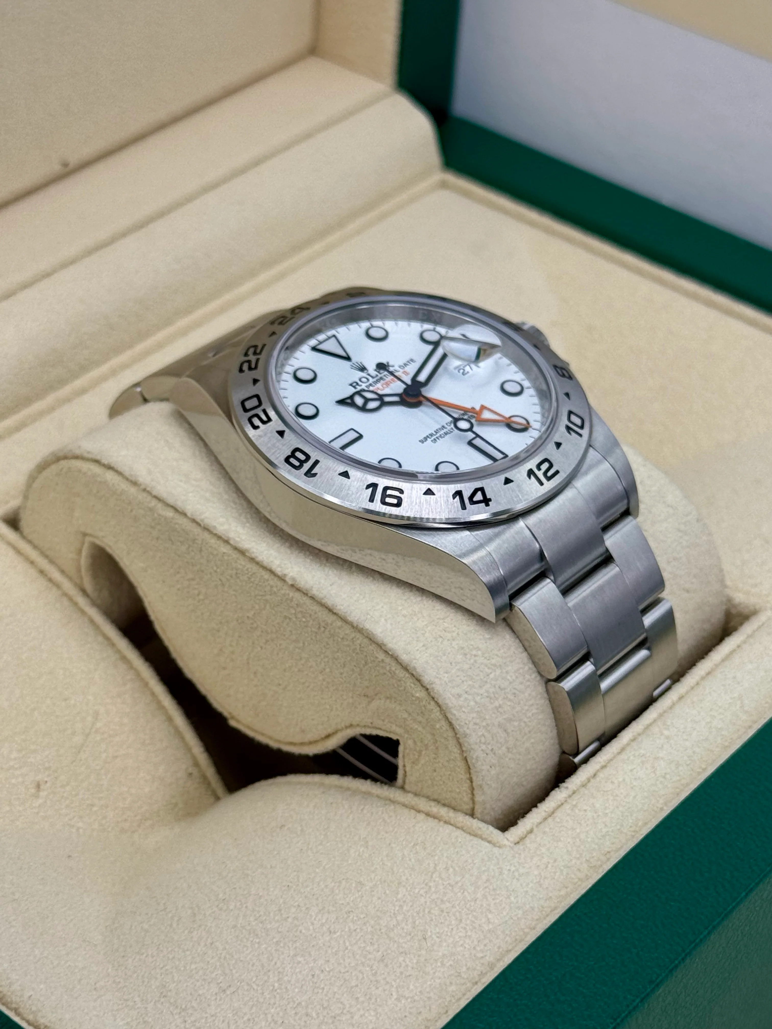 2022 Rolex Explorer II 42mm 226570 Polar White Dial - Image 6