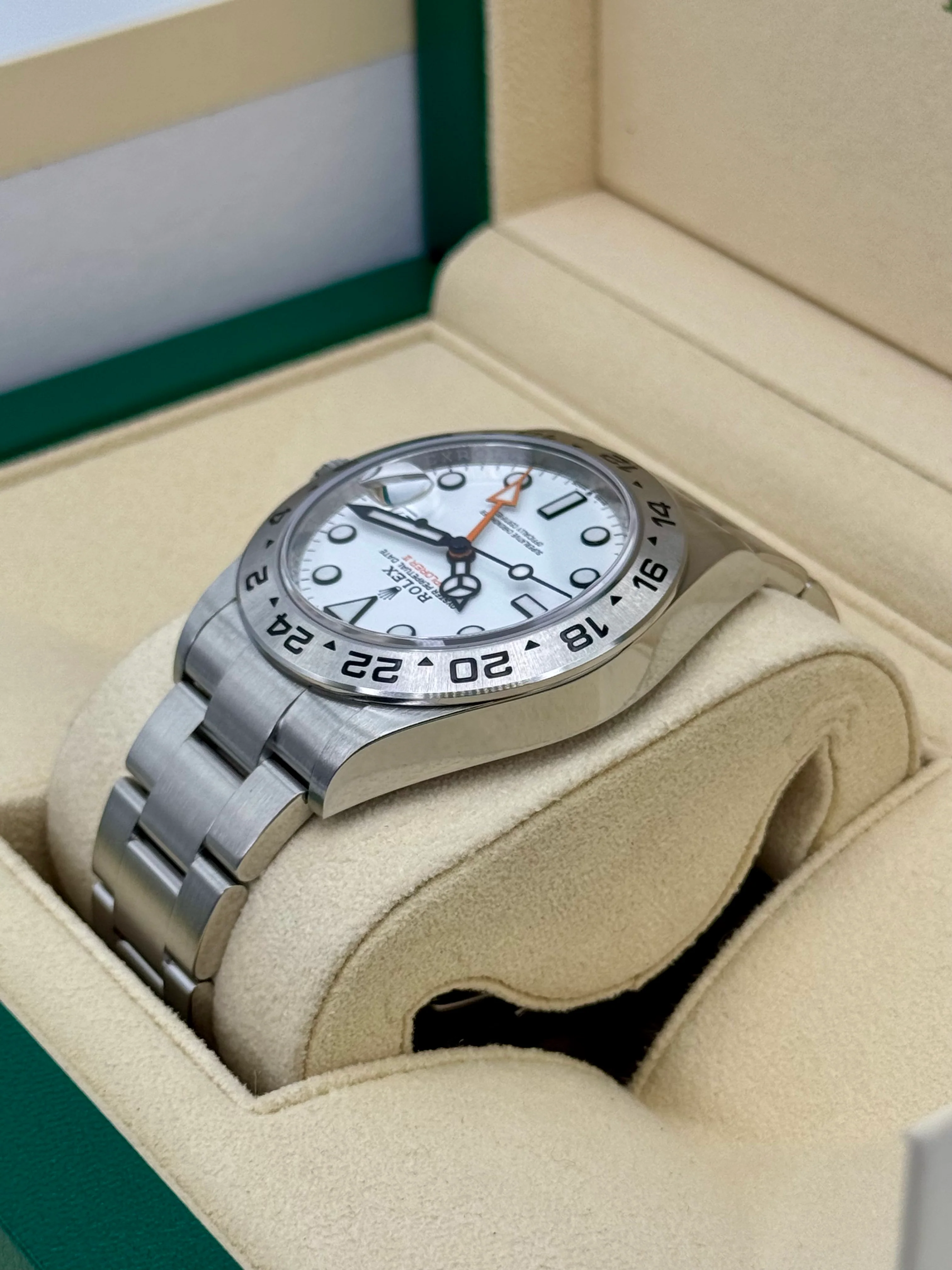 2022 Rolex Explorer II 42mm 226570 Polar White Dial - Image 7